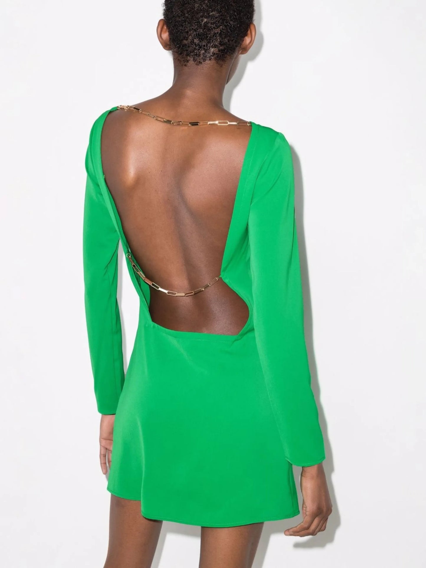Sinatra open-back minidress