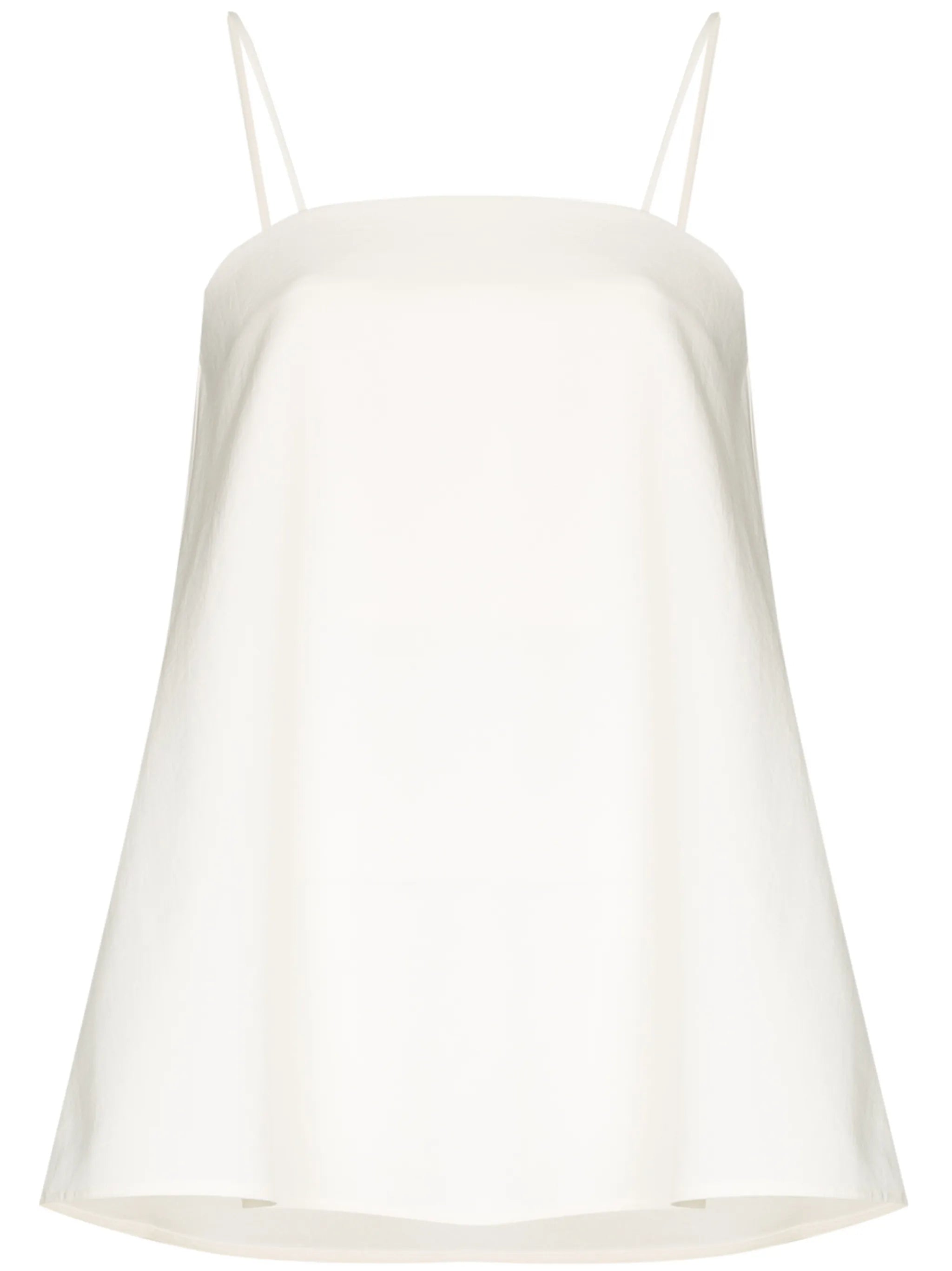 A-line spaghetti-strap top
