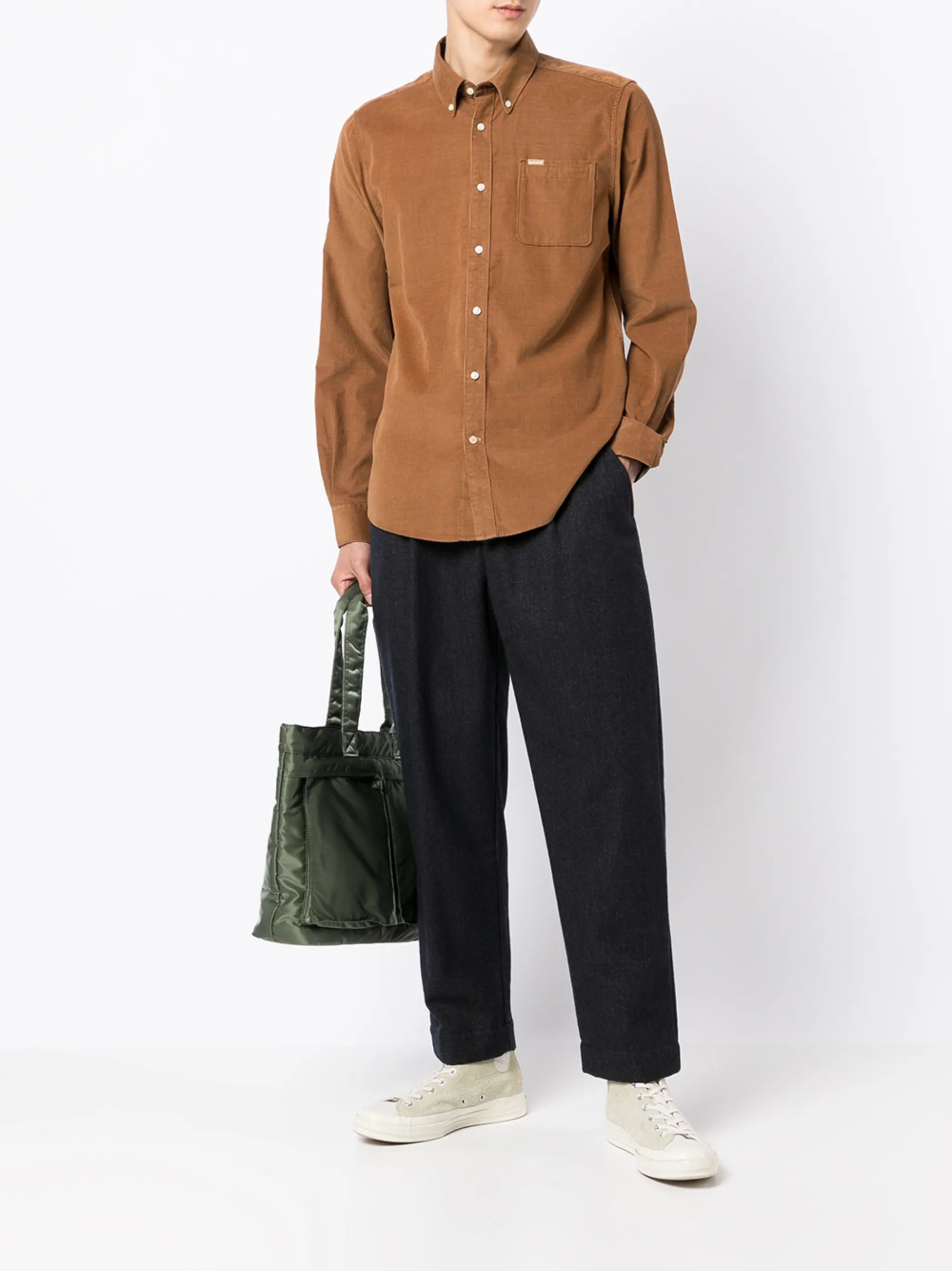 Ramsey tail button-down shirt
