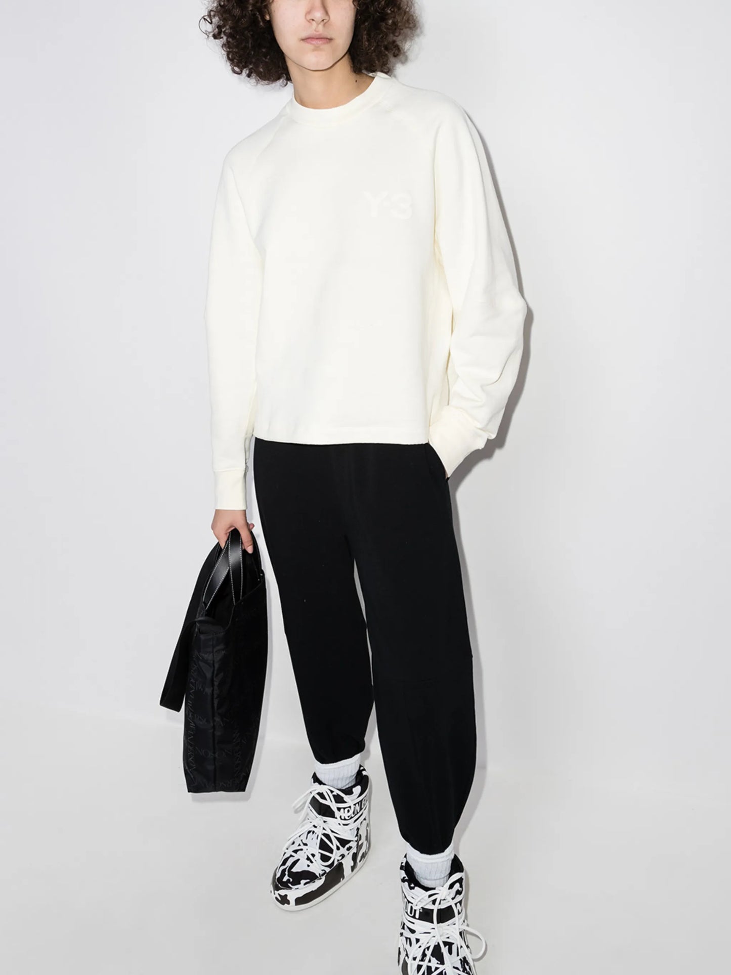 tonal logo cotton sweatshirt
