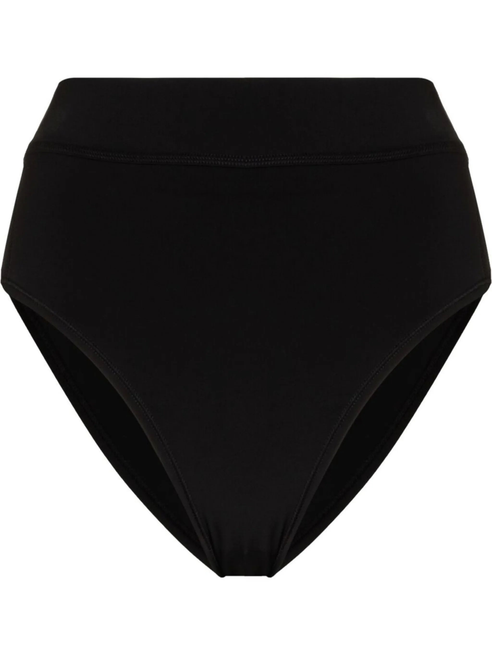 logo-print high-rise bikini bottoms