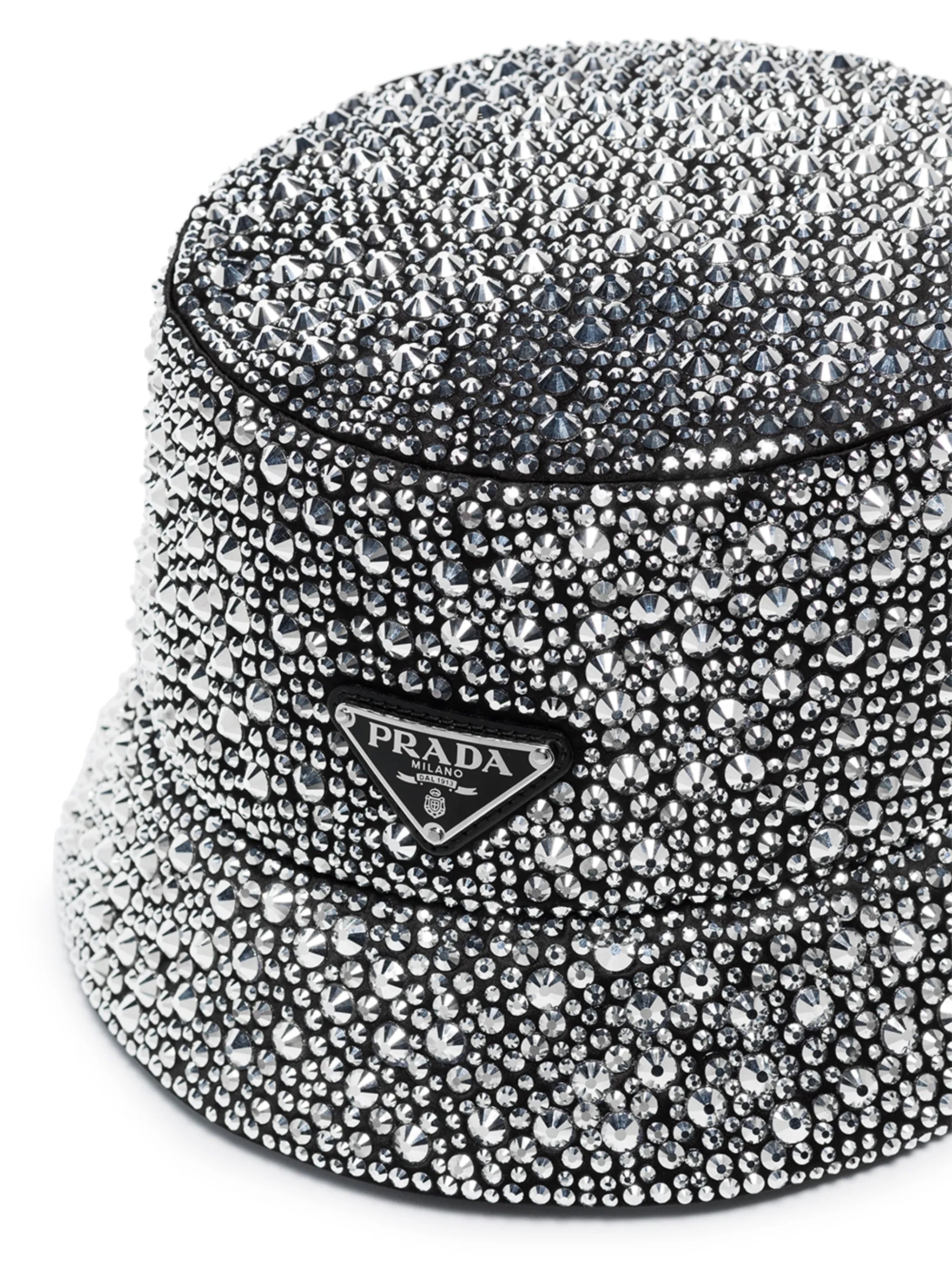 crystal-embellished bucket hat