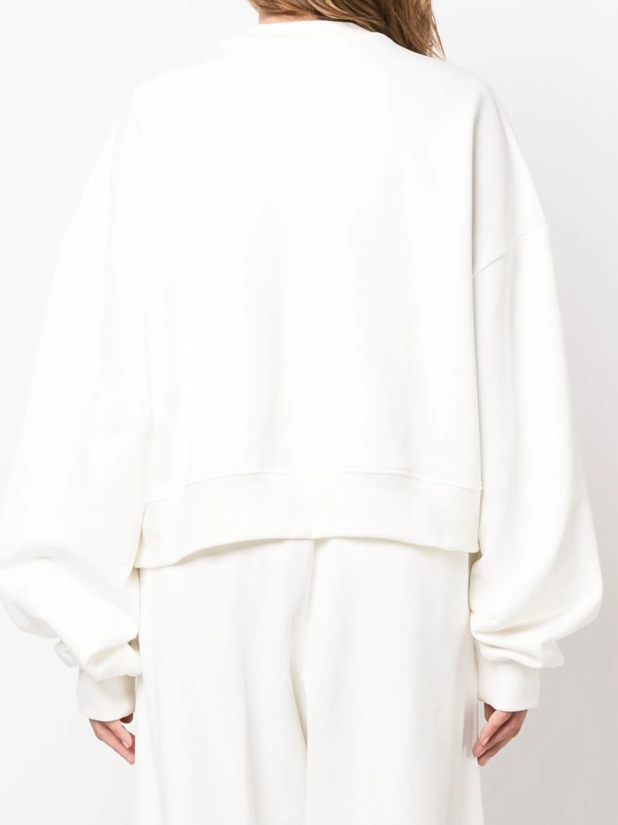 crew-neck pullover sweatshirt