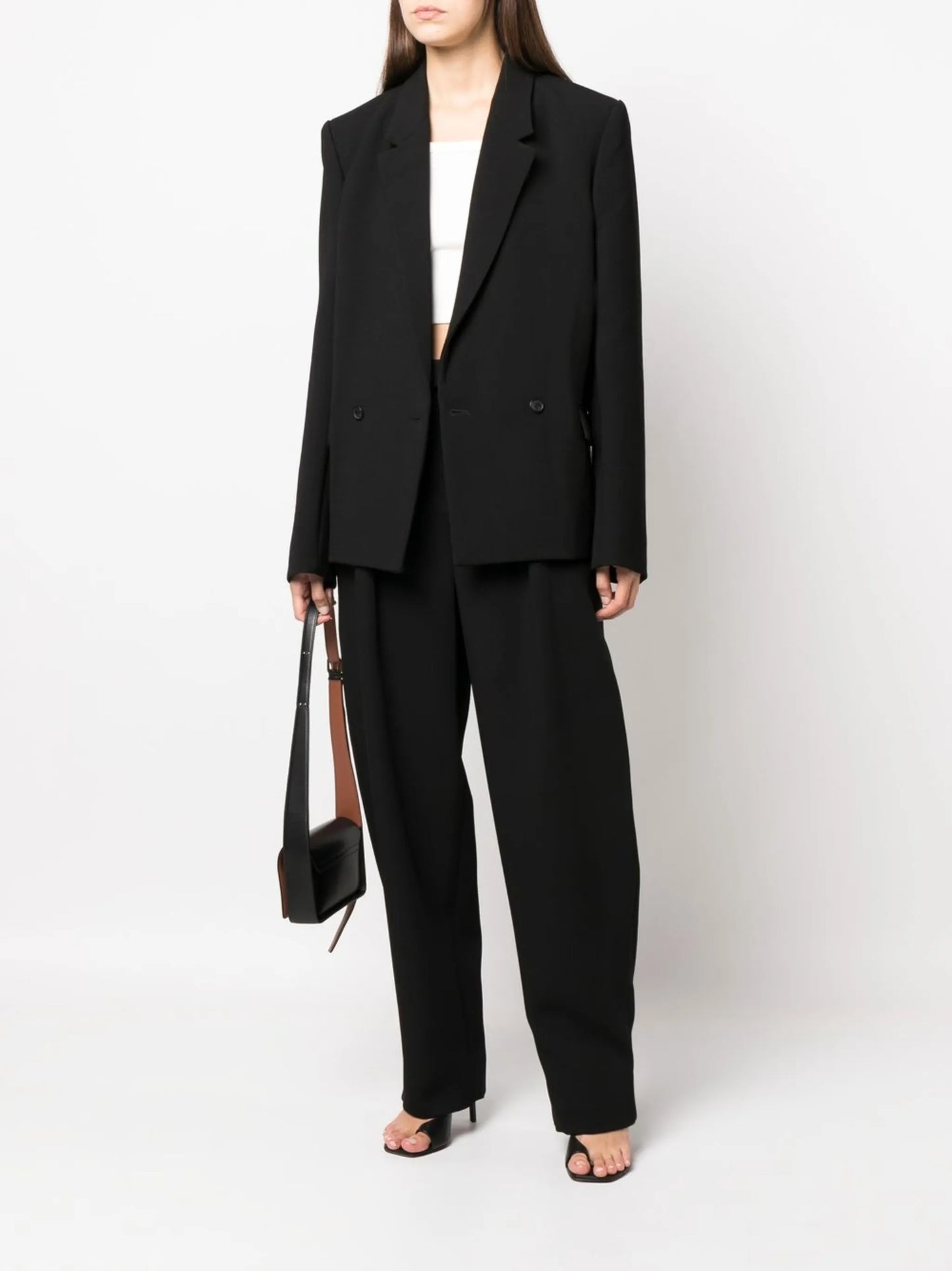 x Hailey Bieber double breasted blazer