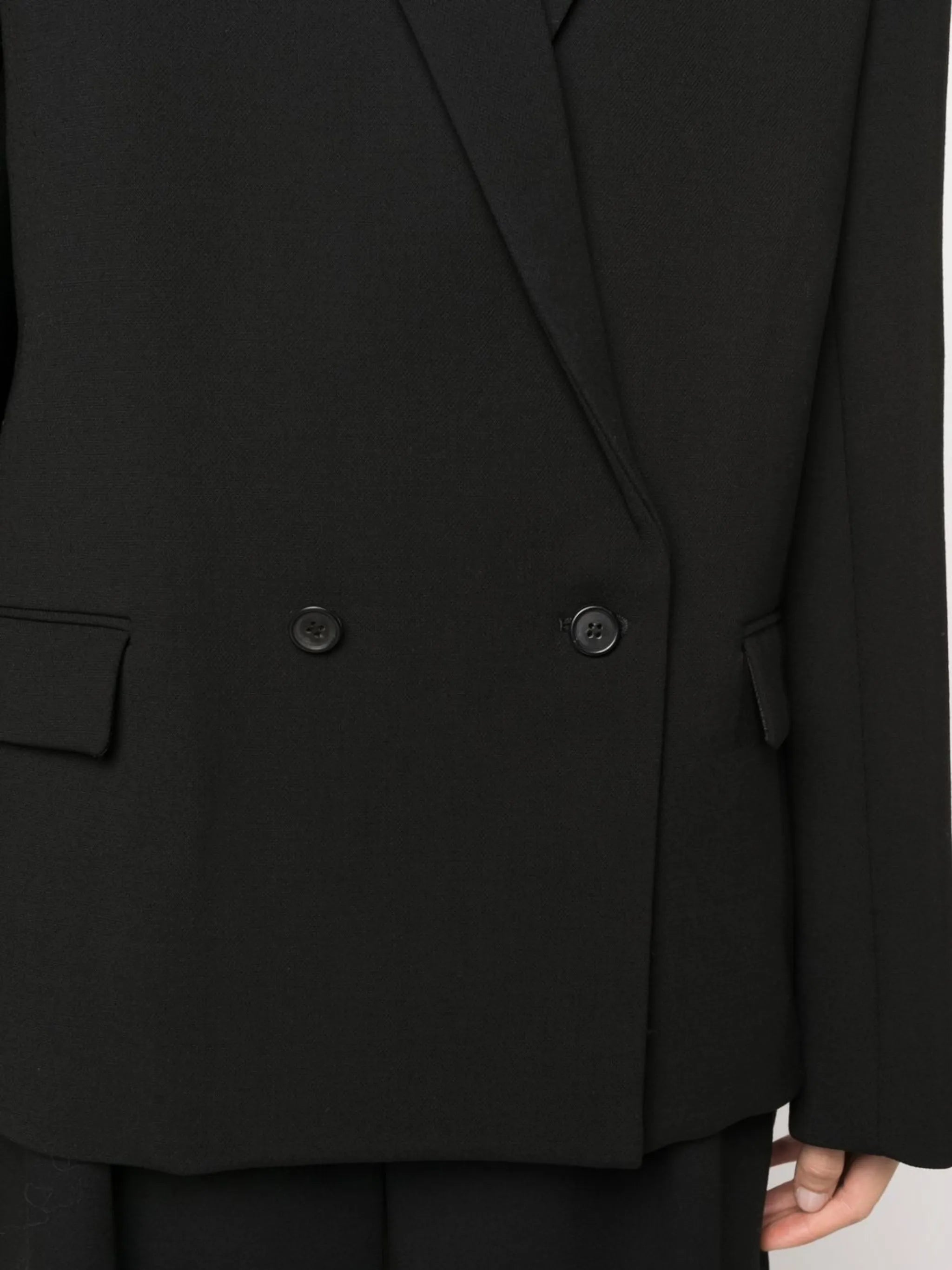 x Hailey Bieber double breasted blazer