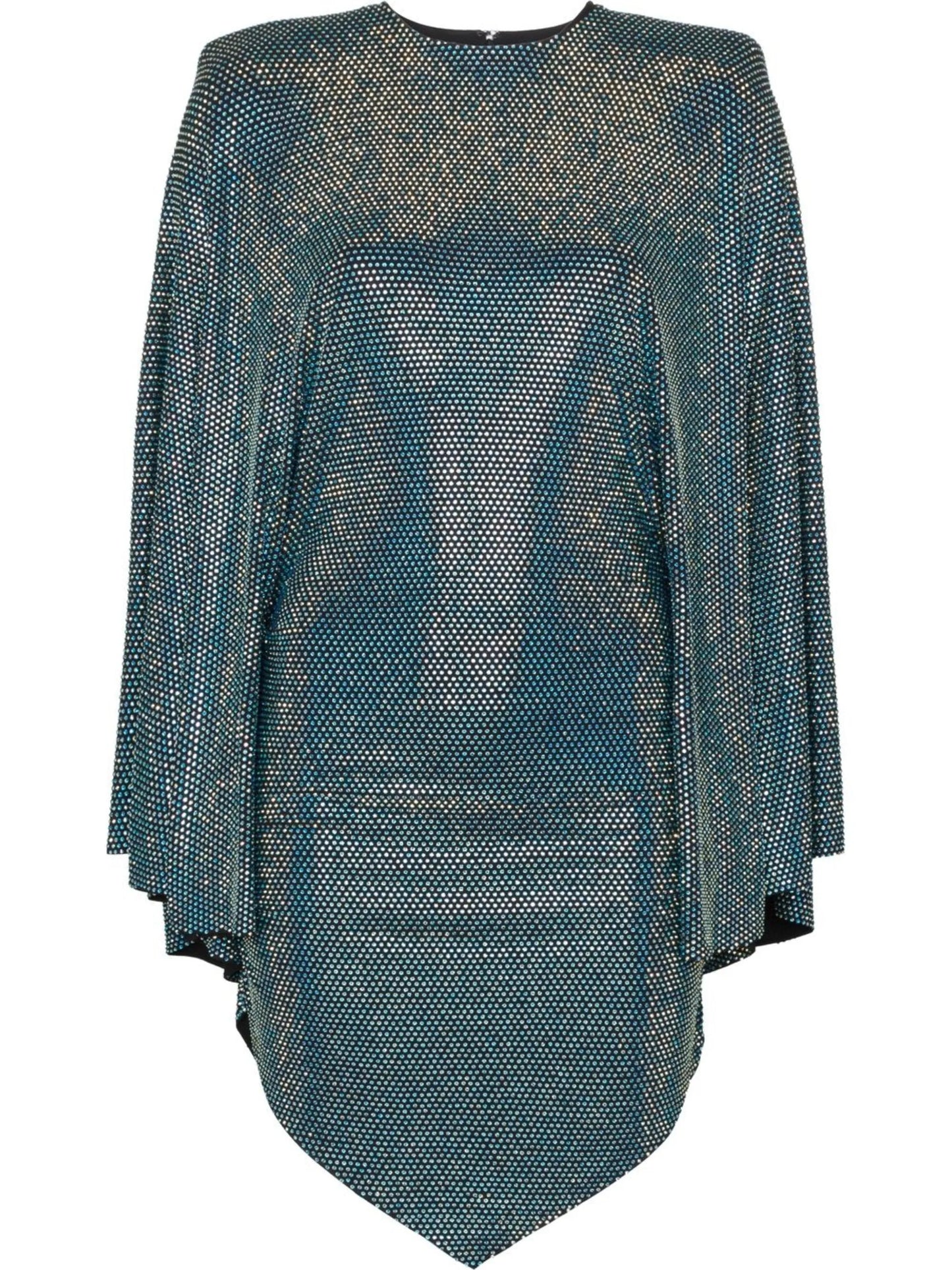 crystal-embellished mini dress