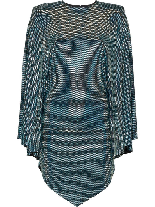 crystal-embellished mini dress