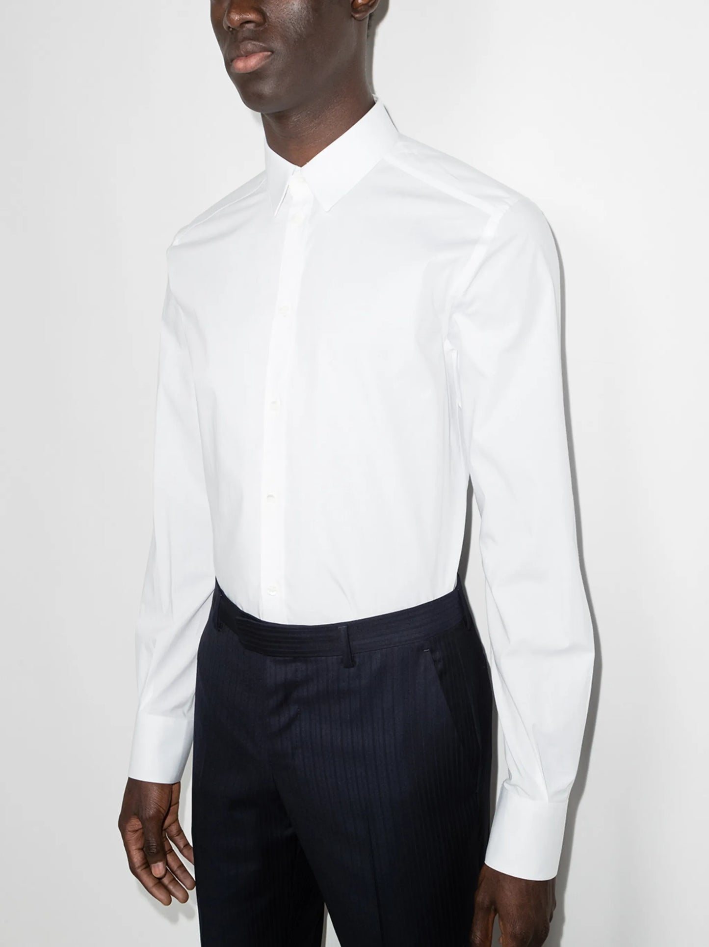 long-sleeve cotton shirt