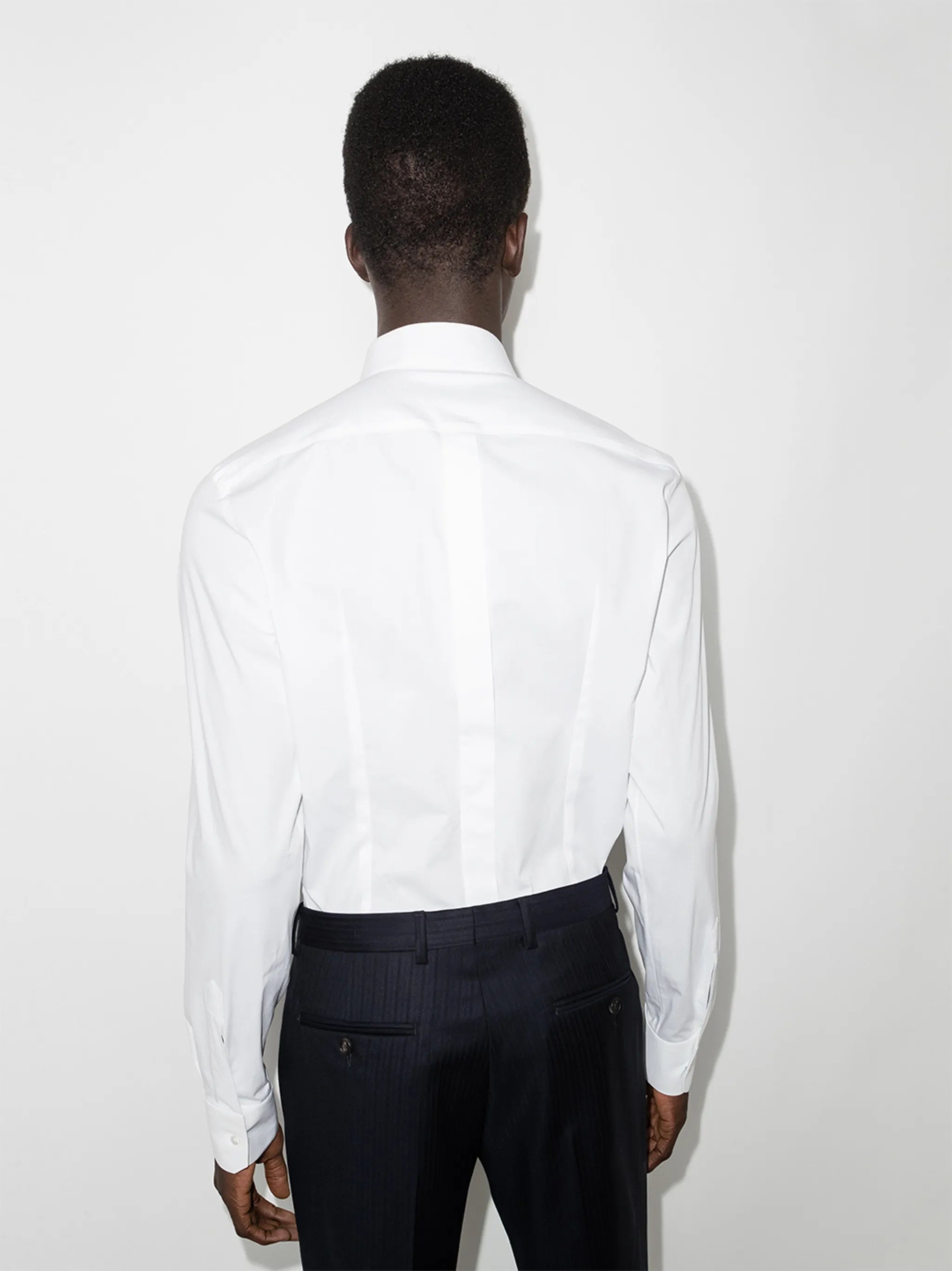 long-sleeve cotton shirt