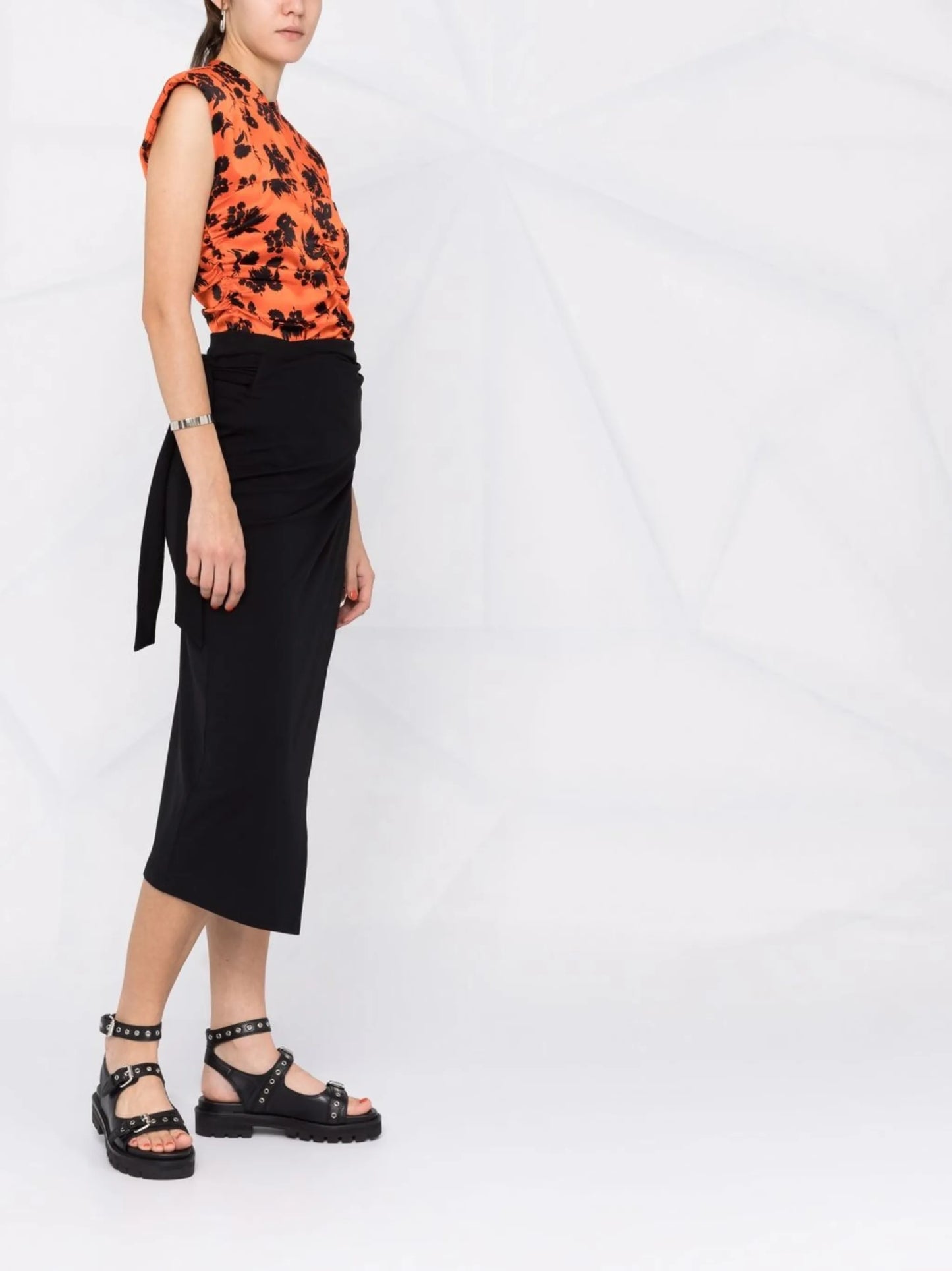 The Origami-Drape wrap skirt