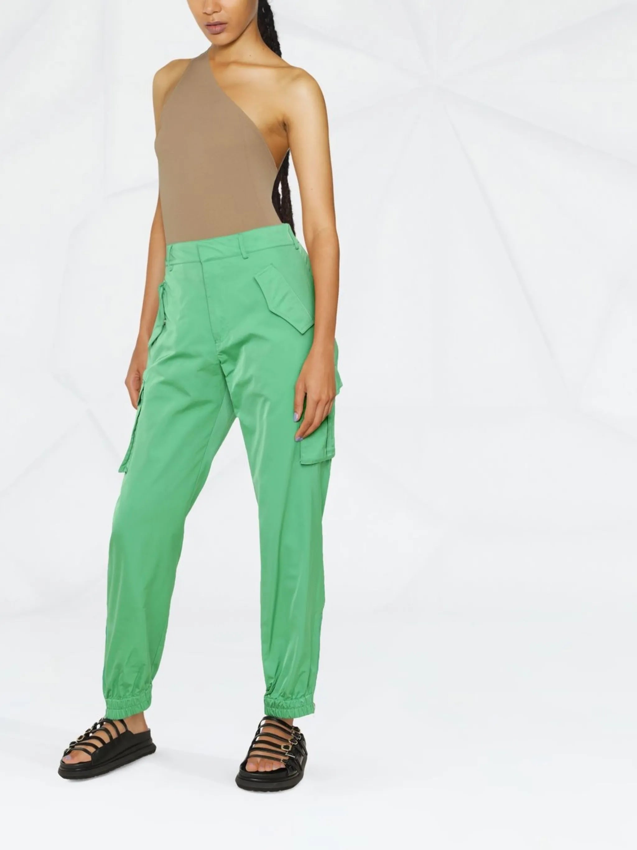 one-shoulder asymmetrical body