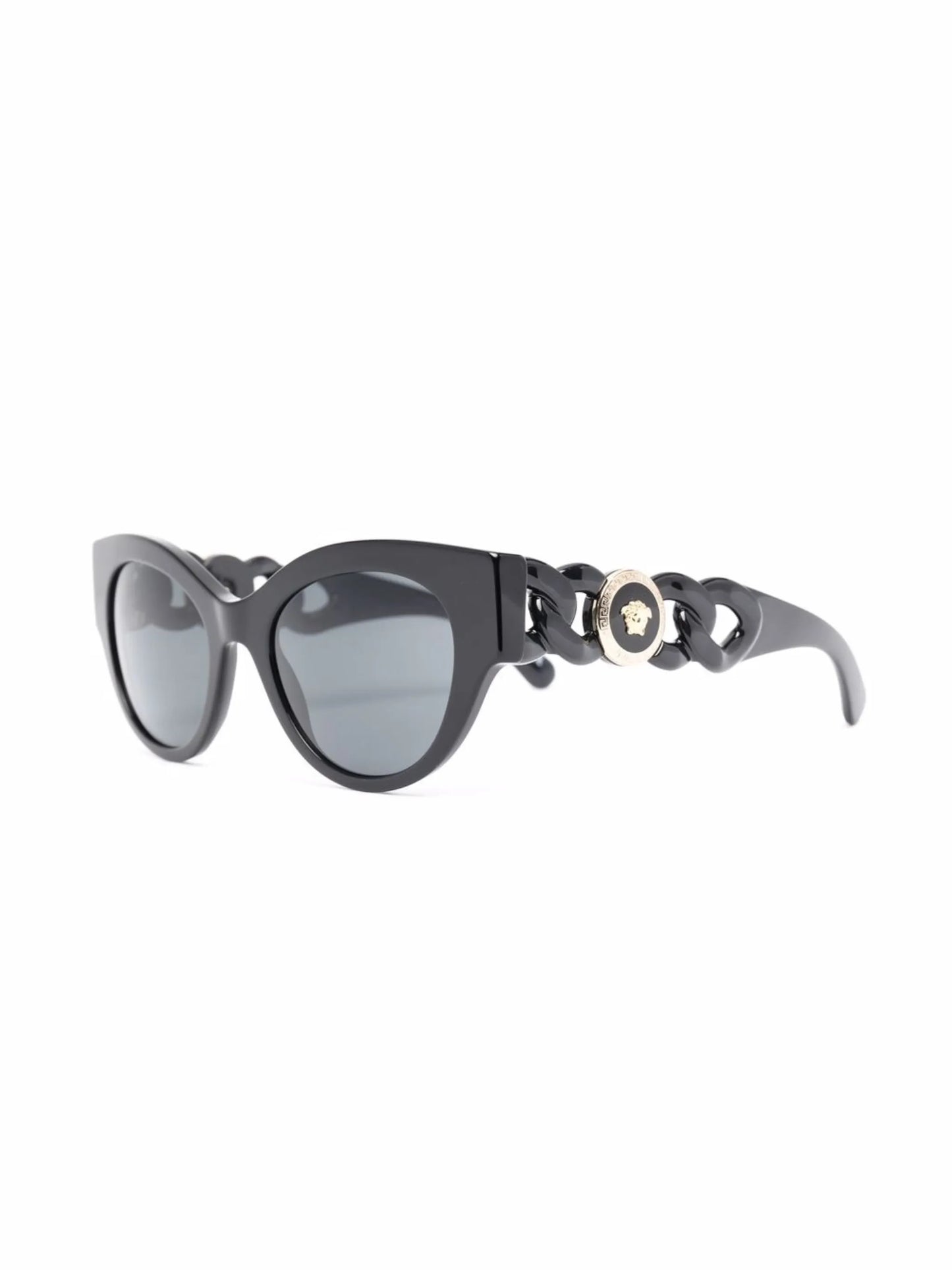 chain sculpted sunglasses