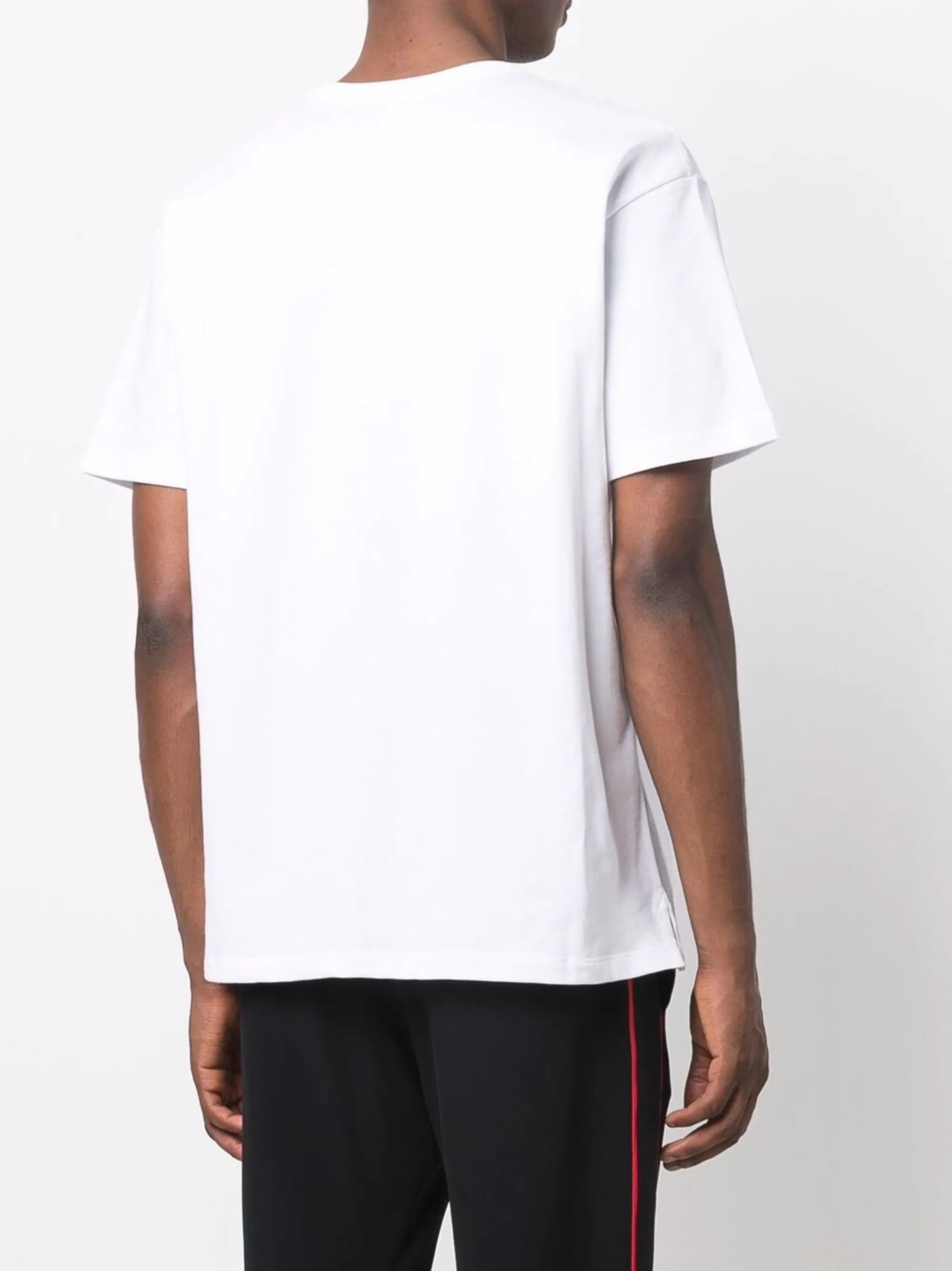 skeleton-print short-sleeved T-shirt