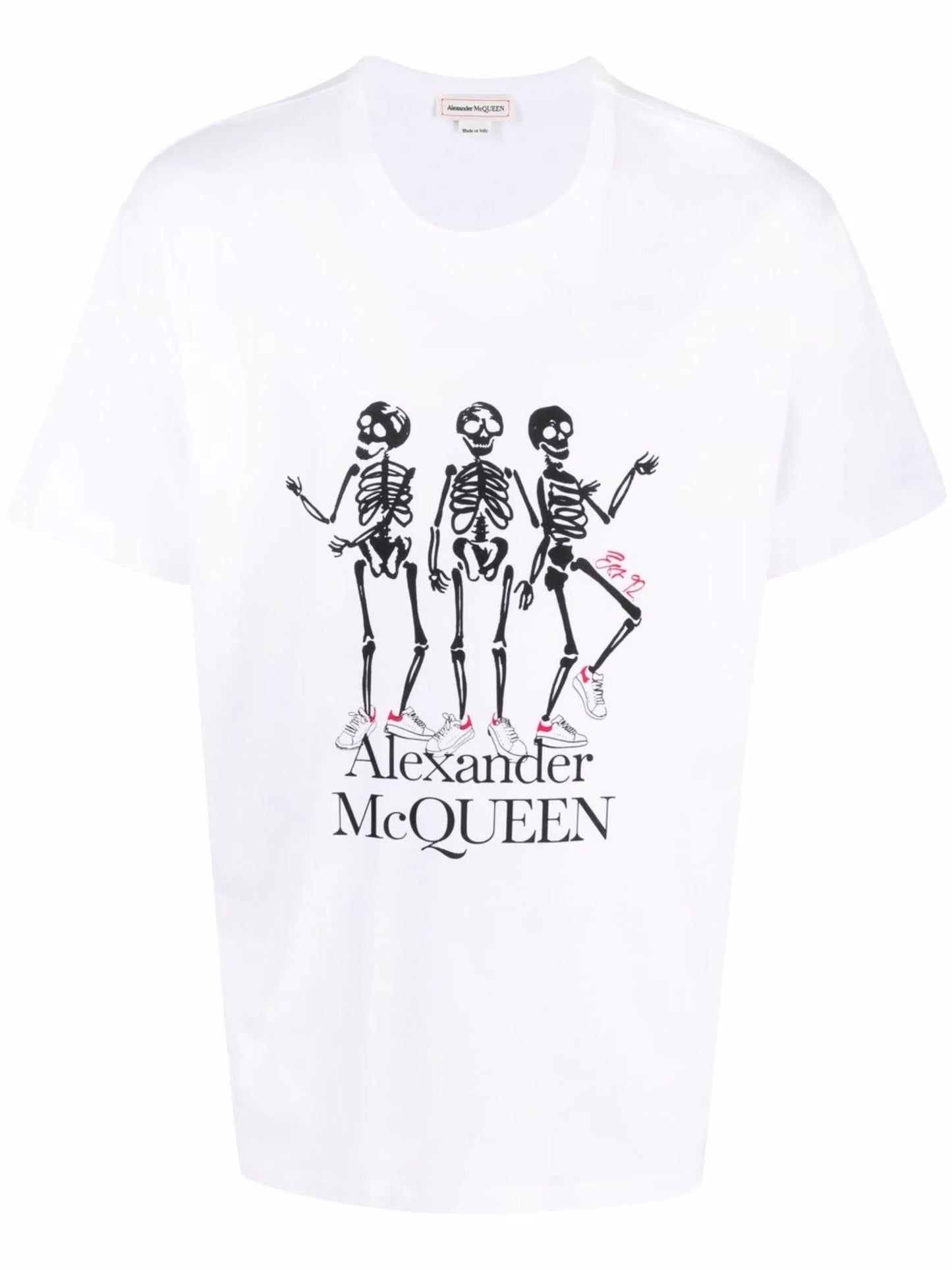 skeleton-print short-sleeved T-shirt