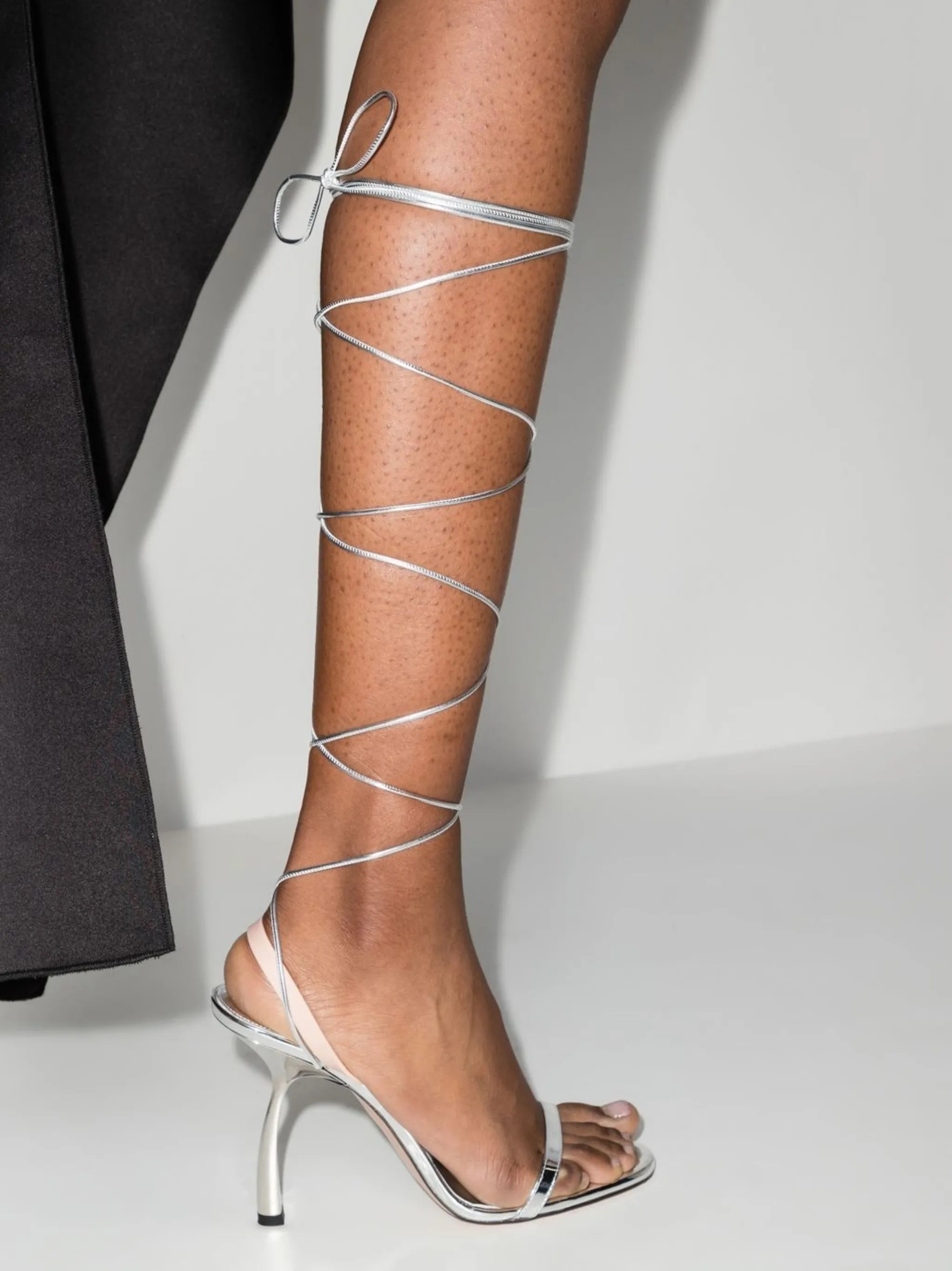 Izma 100mm lace-up sandals