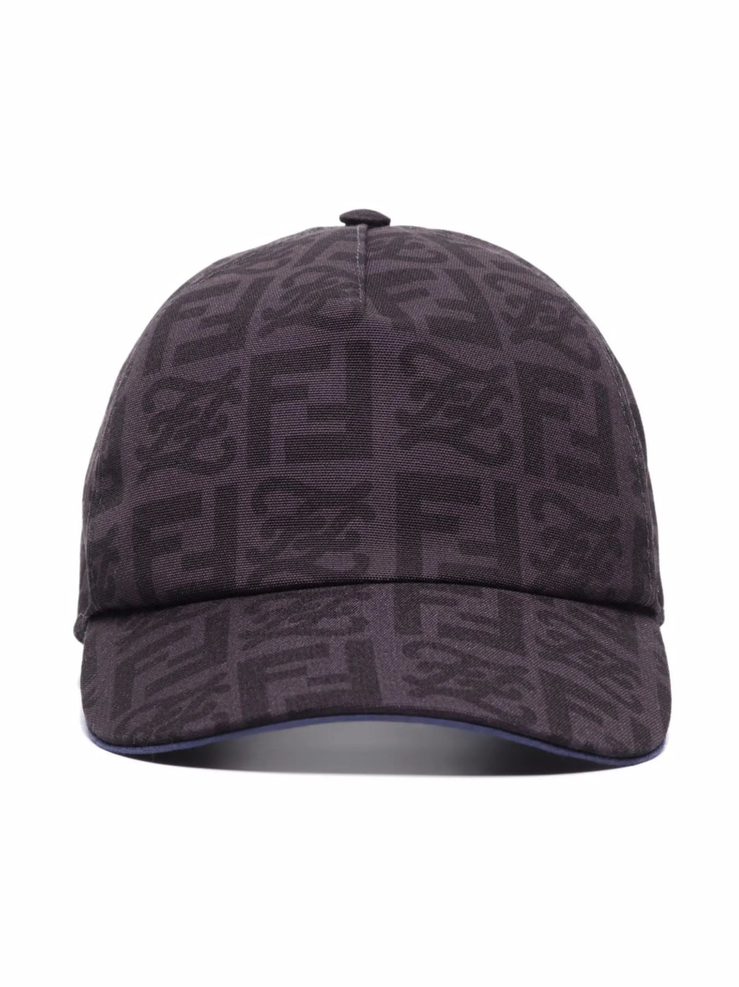 monogram-pattern baseball cap
