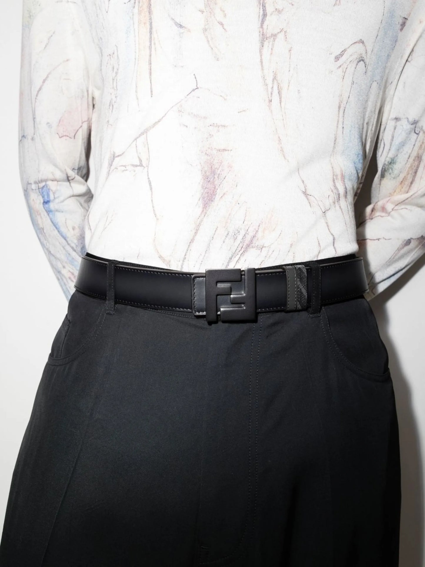 FF-buckle reversible belt