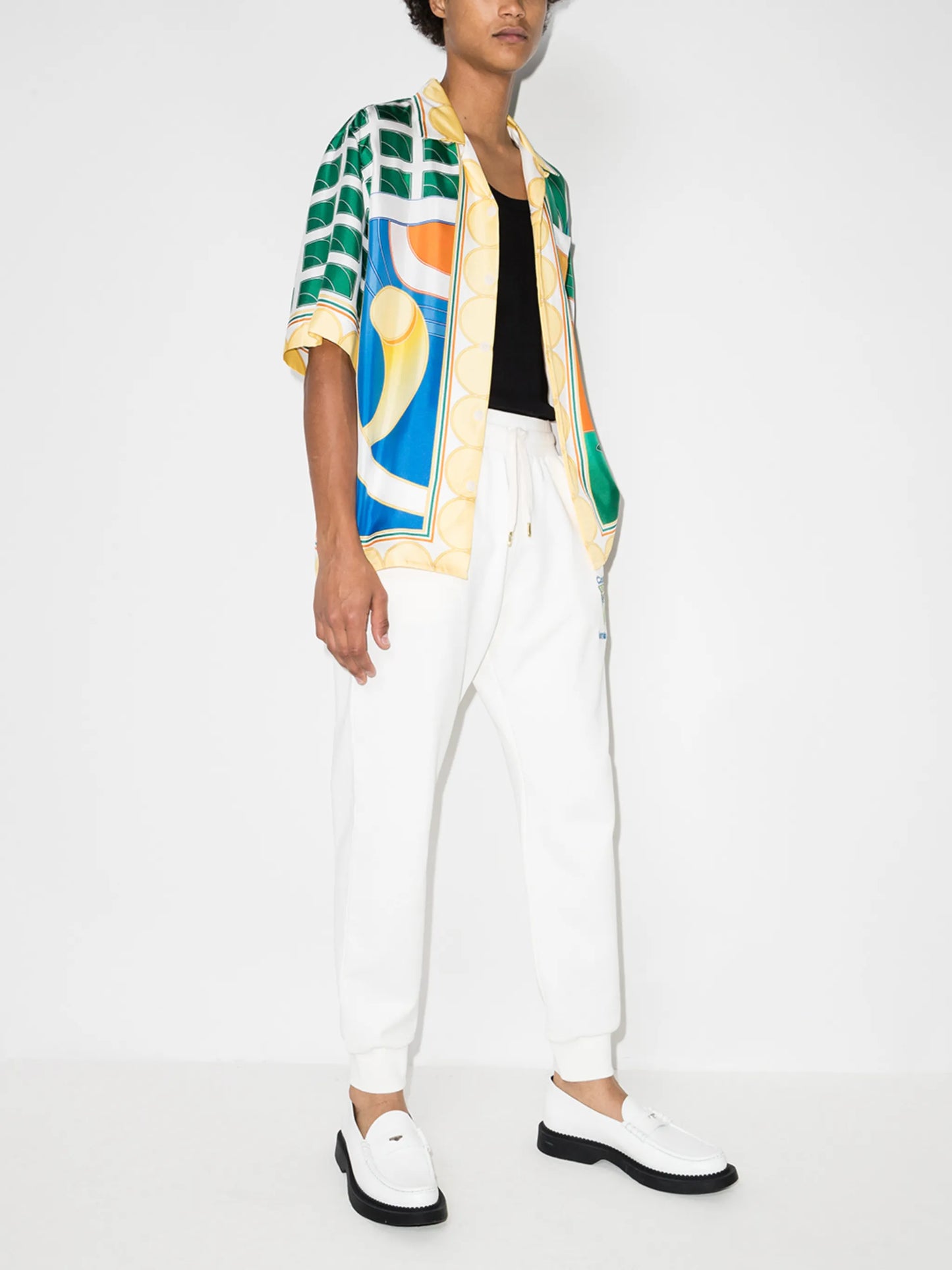 Tennis Club-embroidery track pants