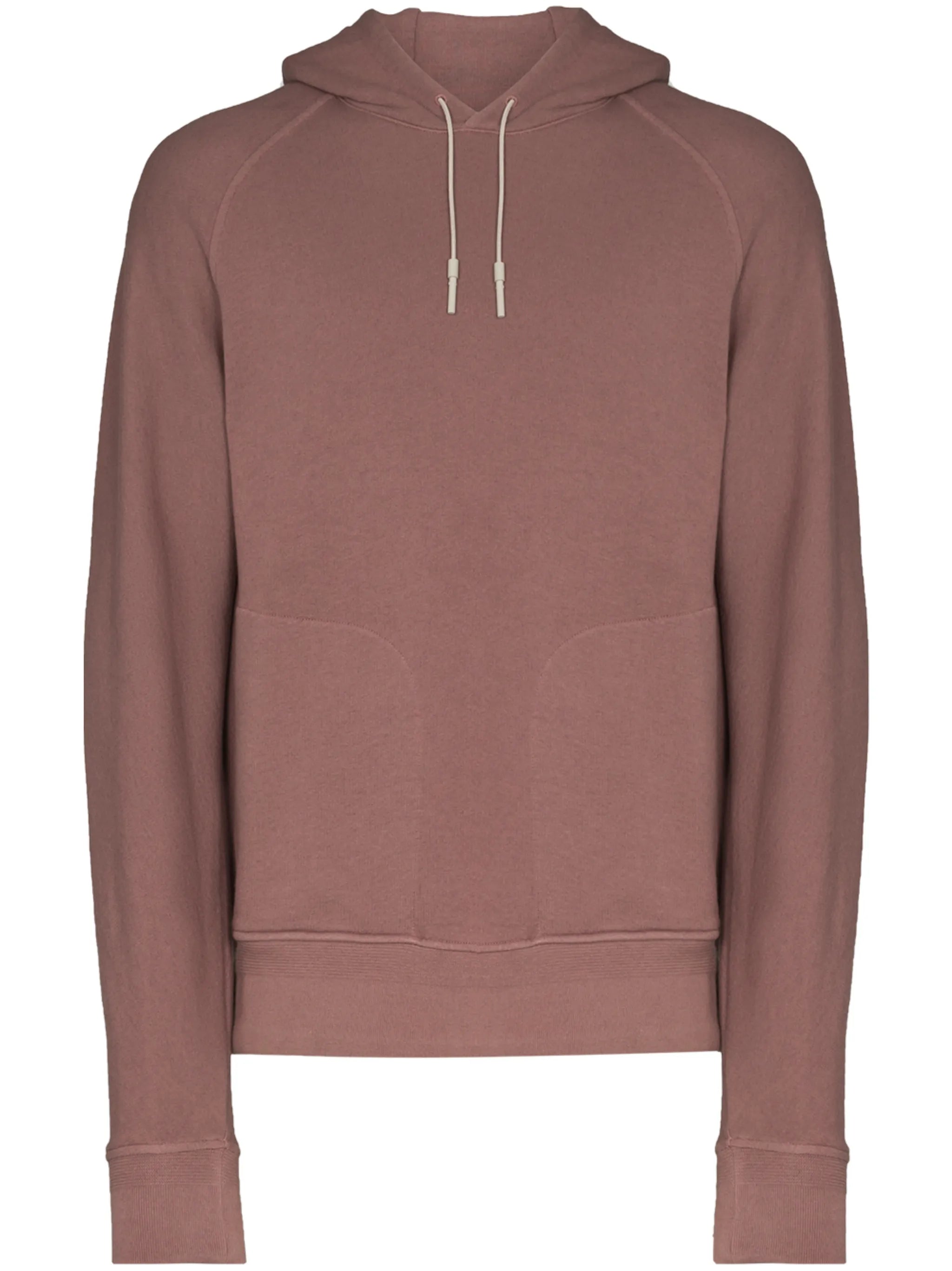raglan-sleeve cotton hoodie