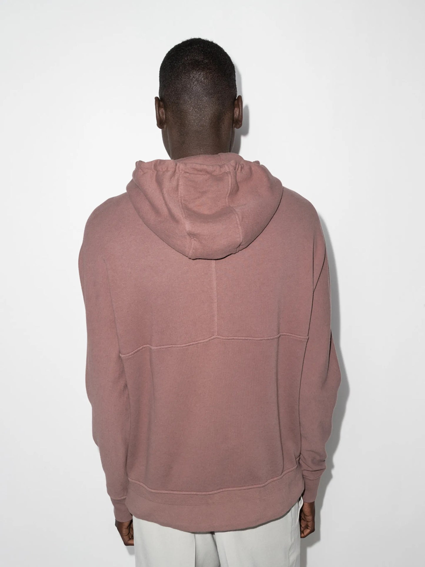 raglan-sleeve cotton hoodie