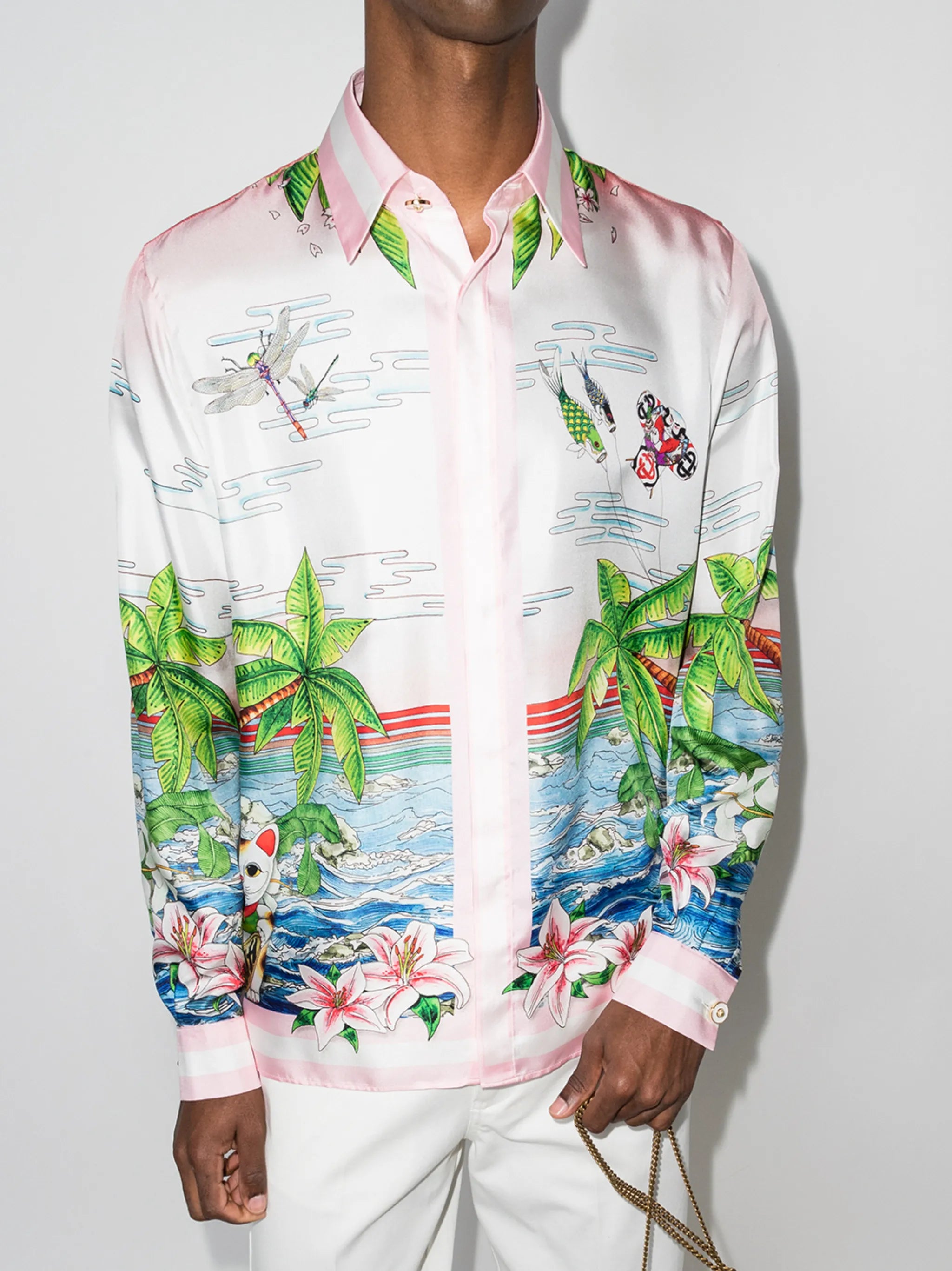 Table Tennis Club silk shirt