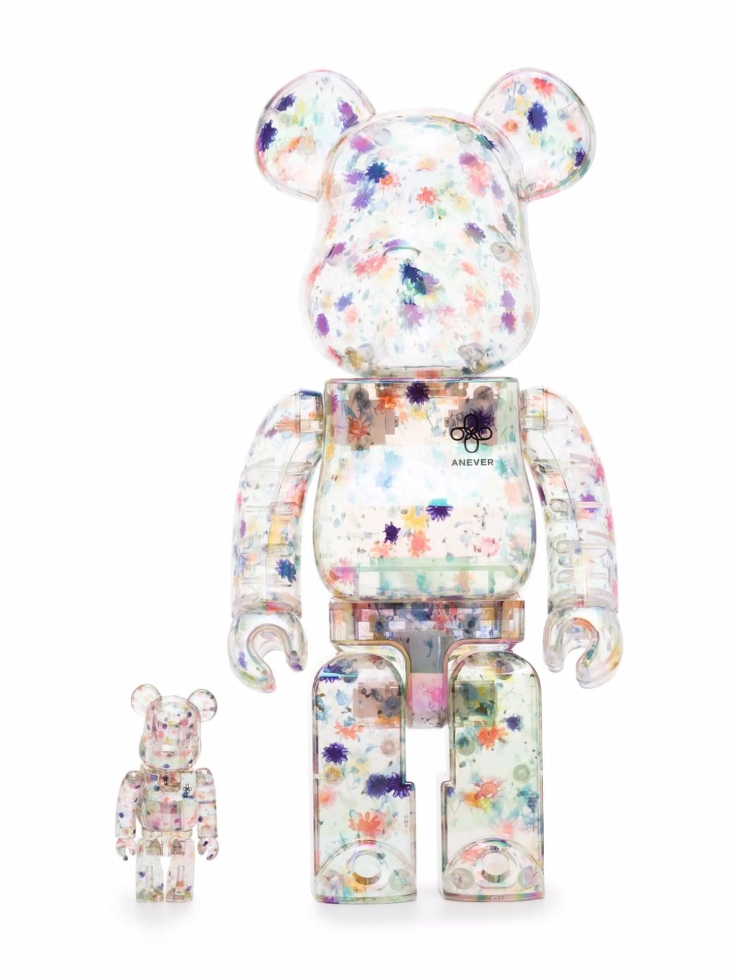 x Anever BE@RBRICK 400% and 100% figure set