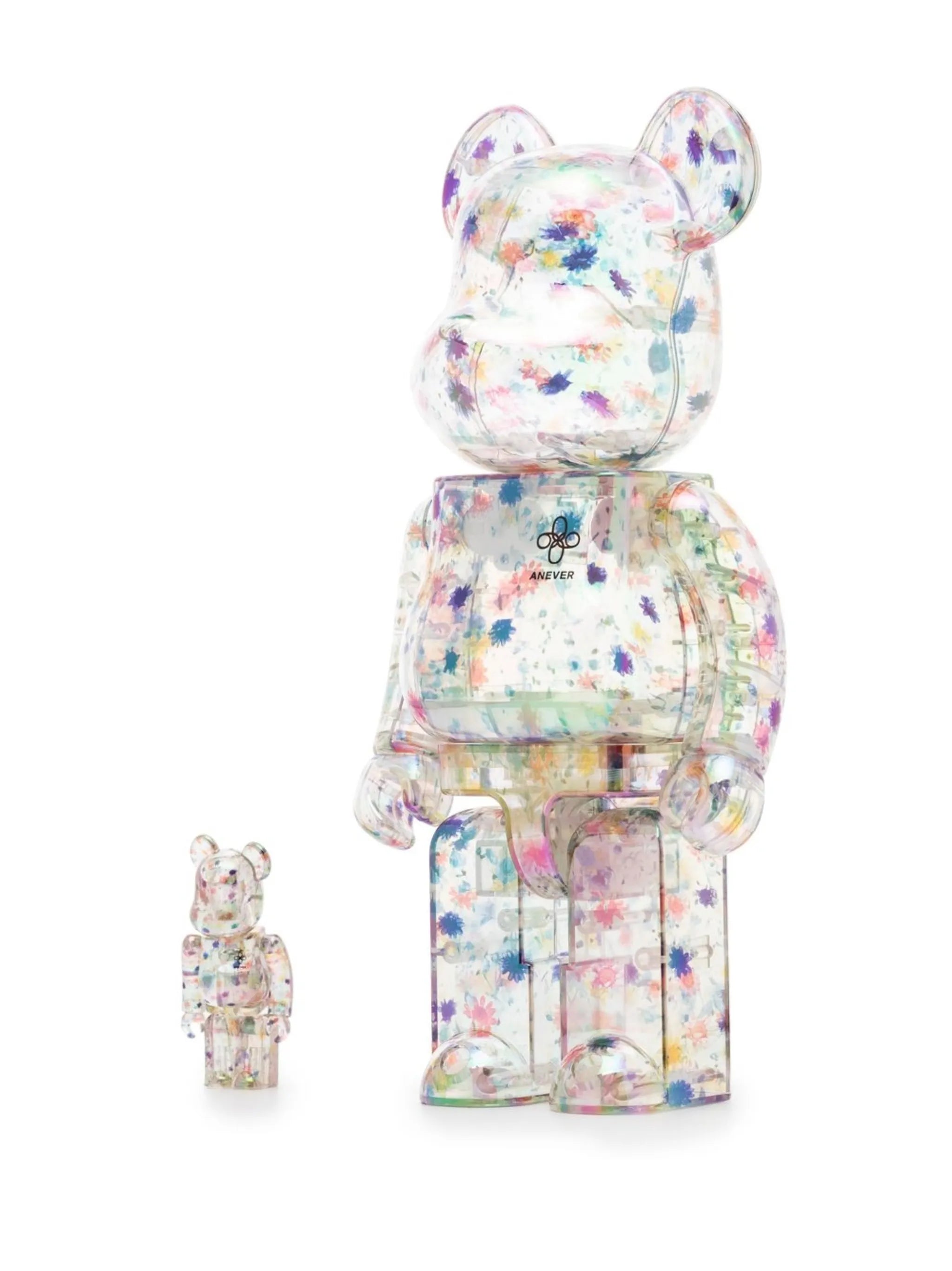 x Anever BE@RBRICK 400% and 100% figure set