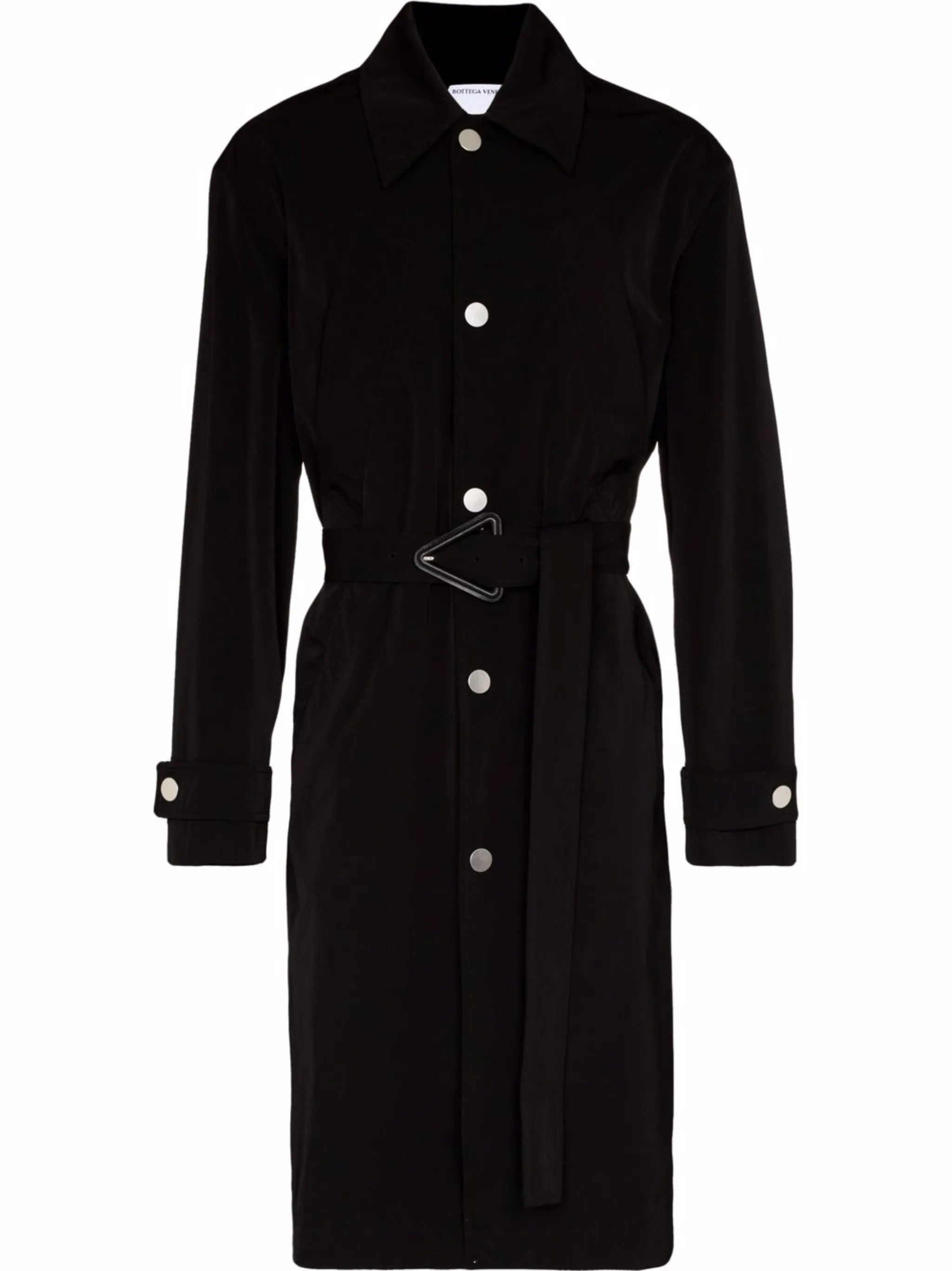 single-breasted trench coat