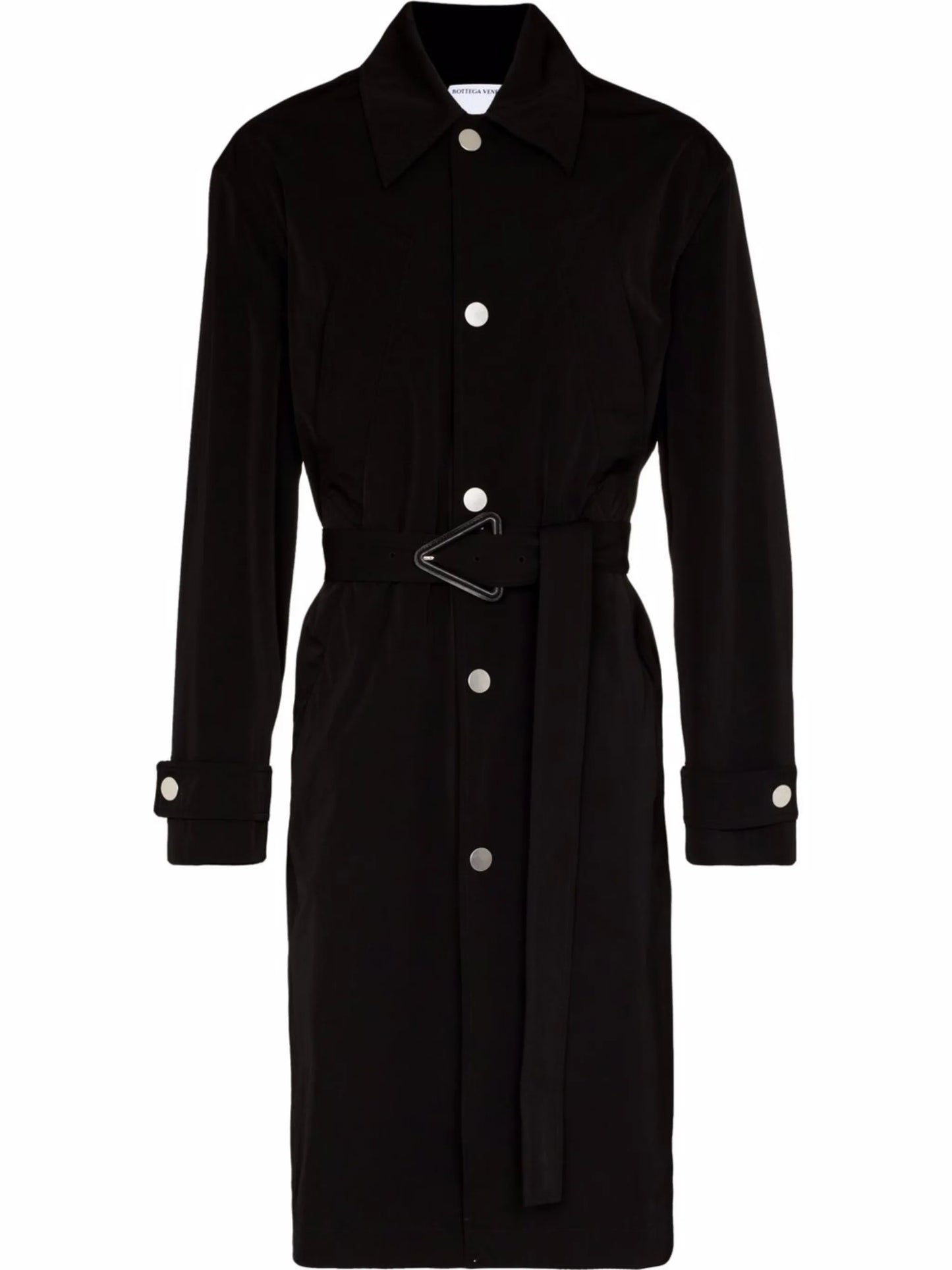 single-breasted trench coat