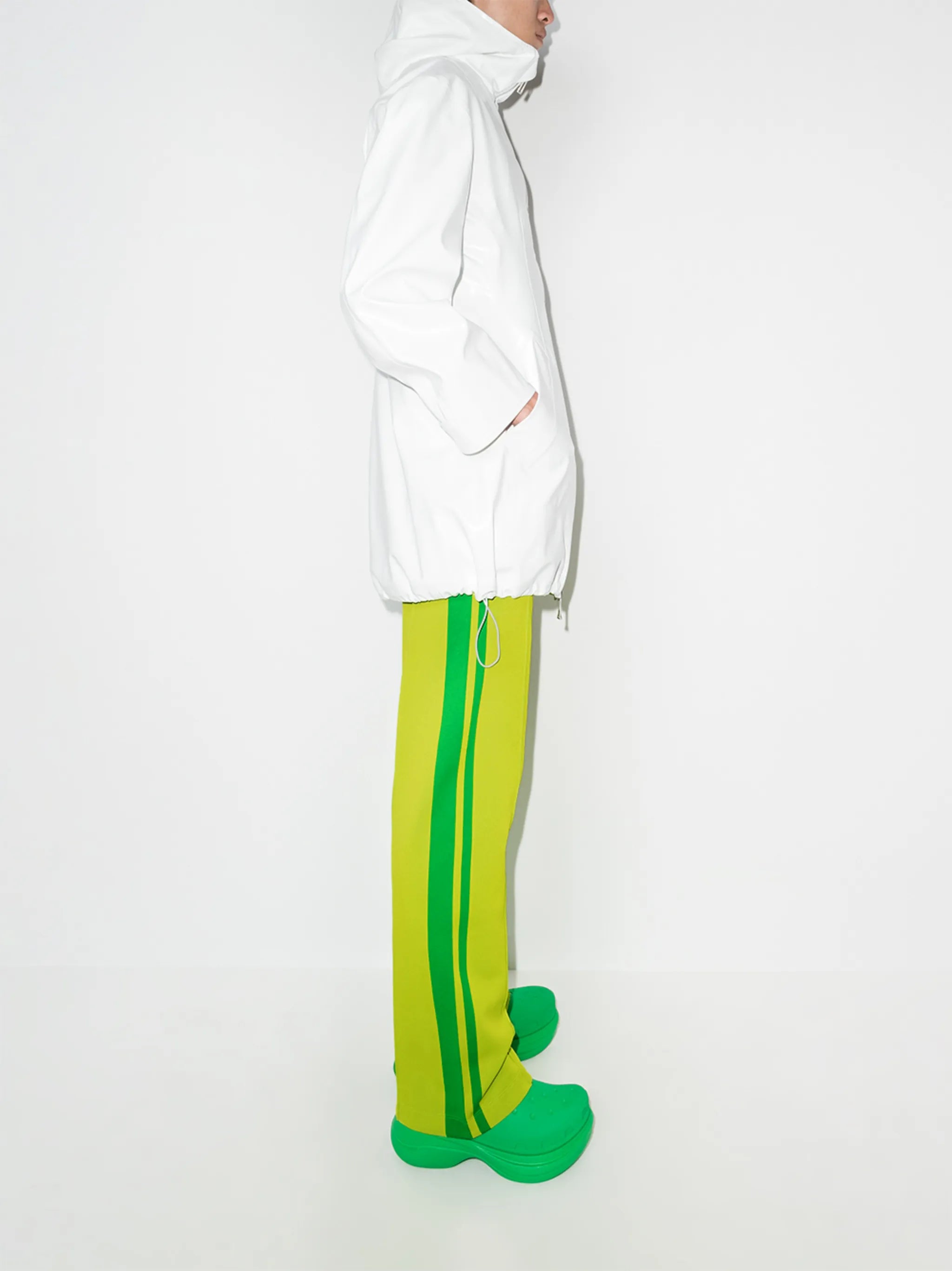 side-stripe straight-leg track pants