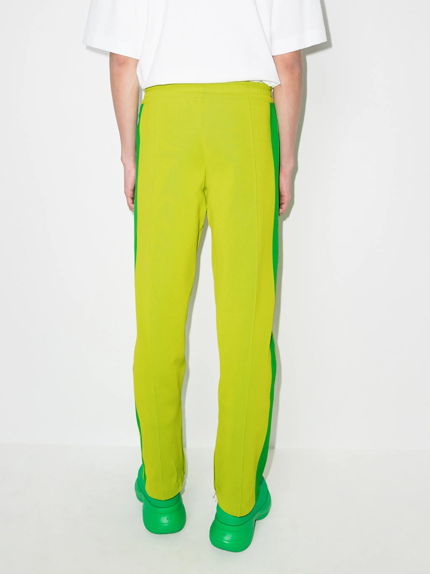 side-stripe straight-leg track pants