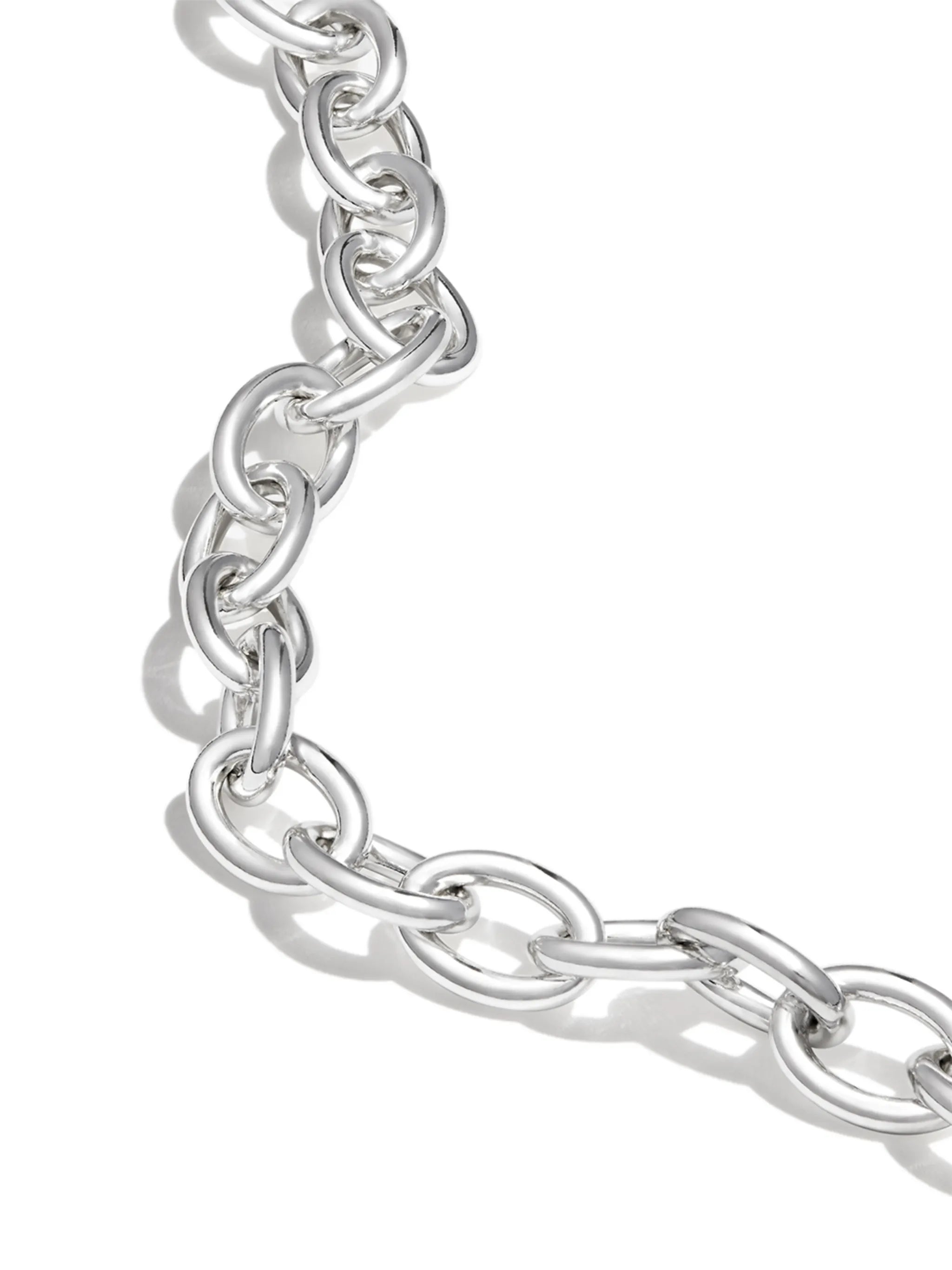 Puff Heart chain-link bracelet