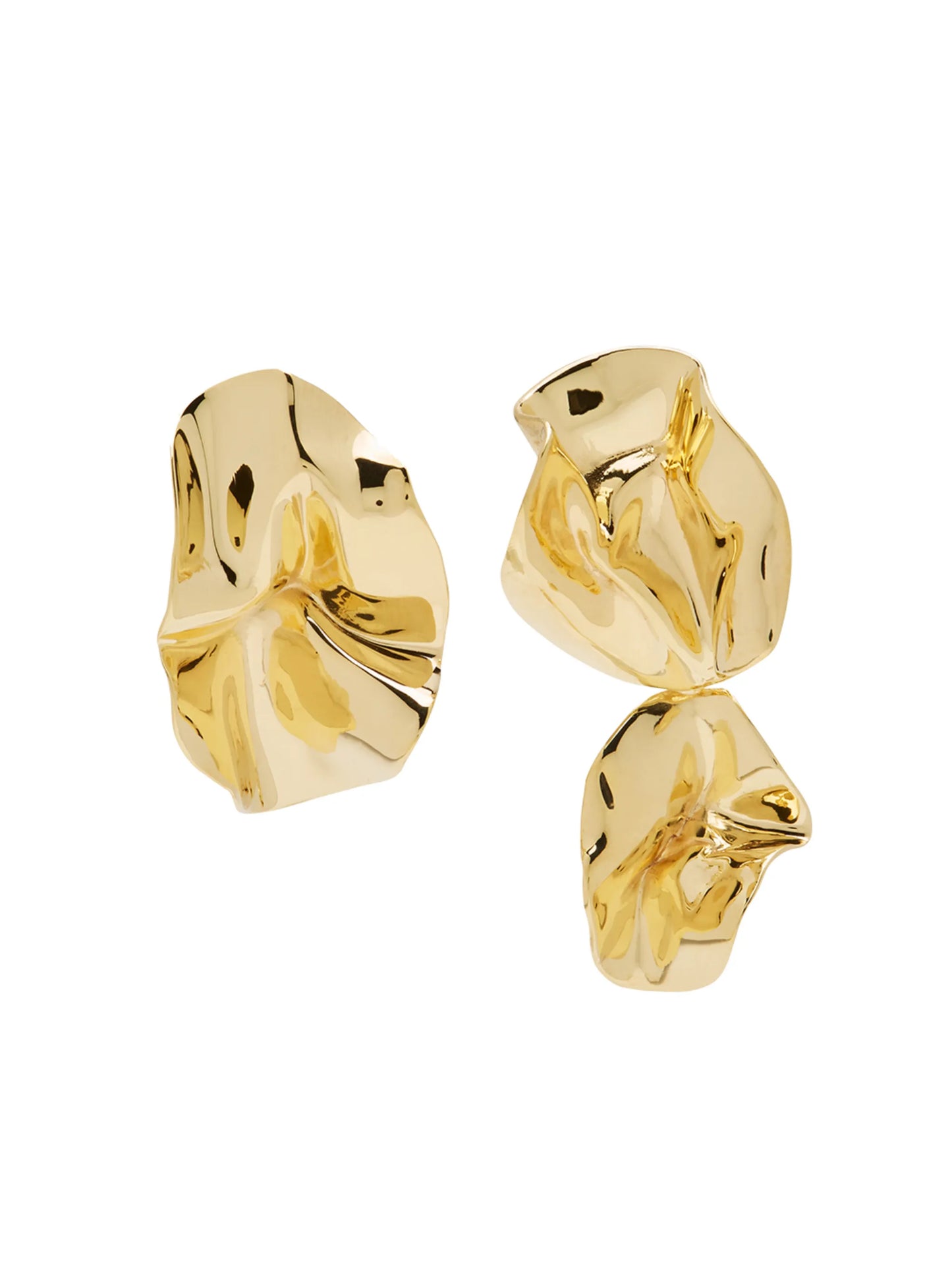 mismatched Fold earrings