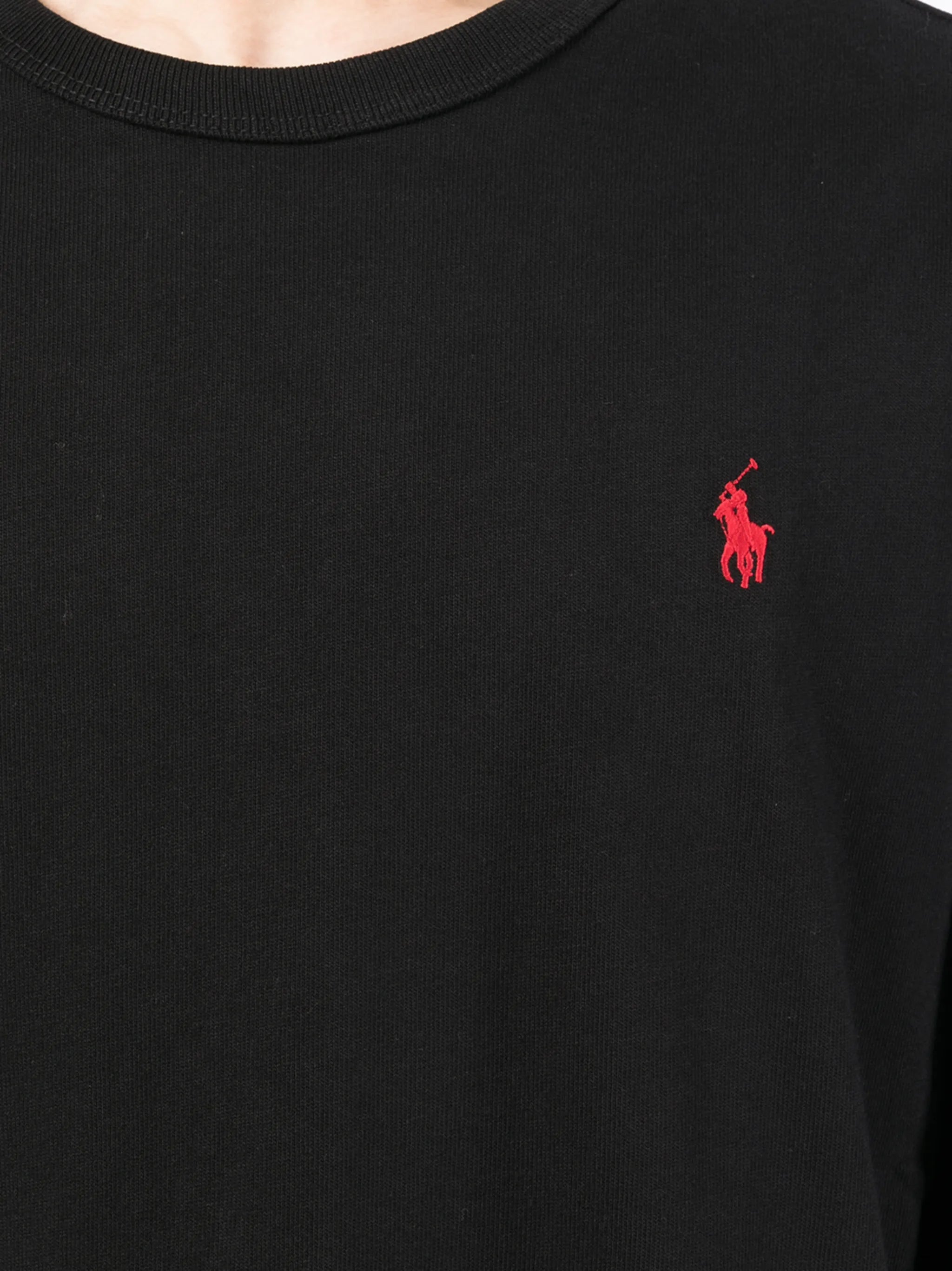 embroidered-logo T-shirt