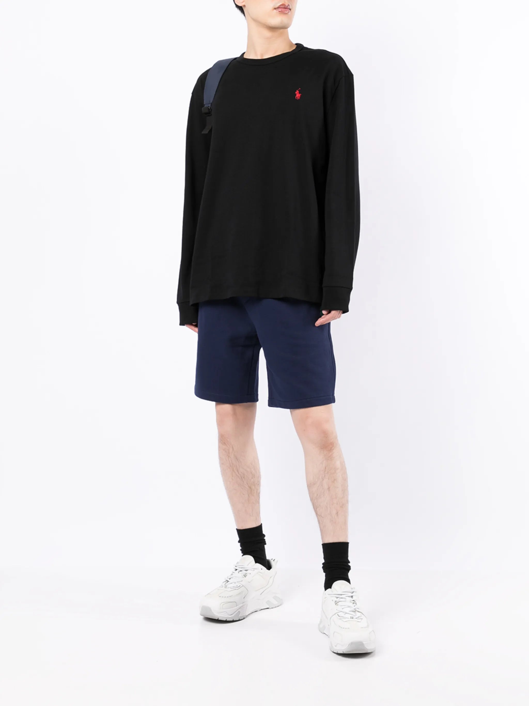 embroidered-logo T-shirt