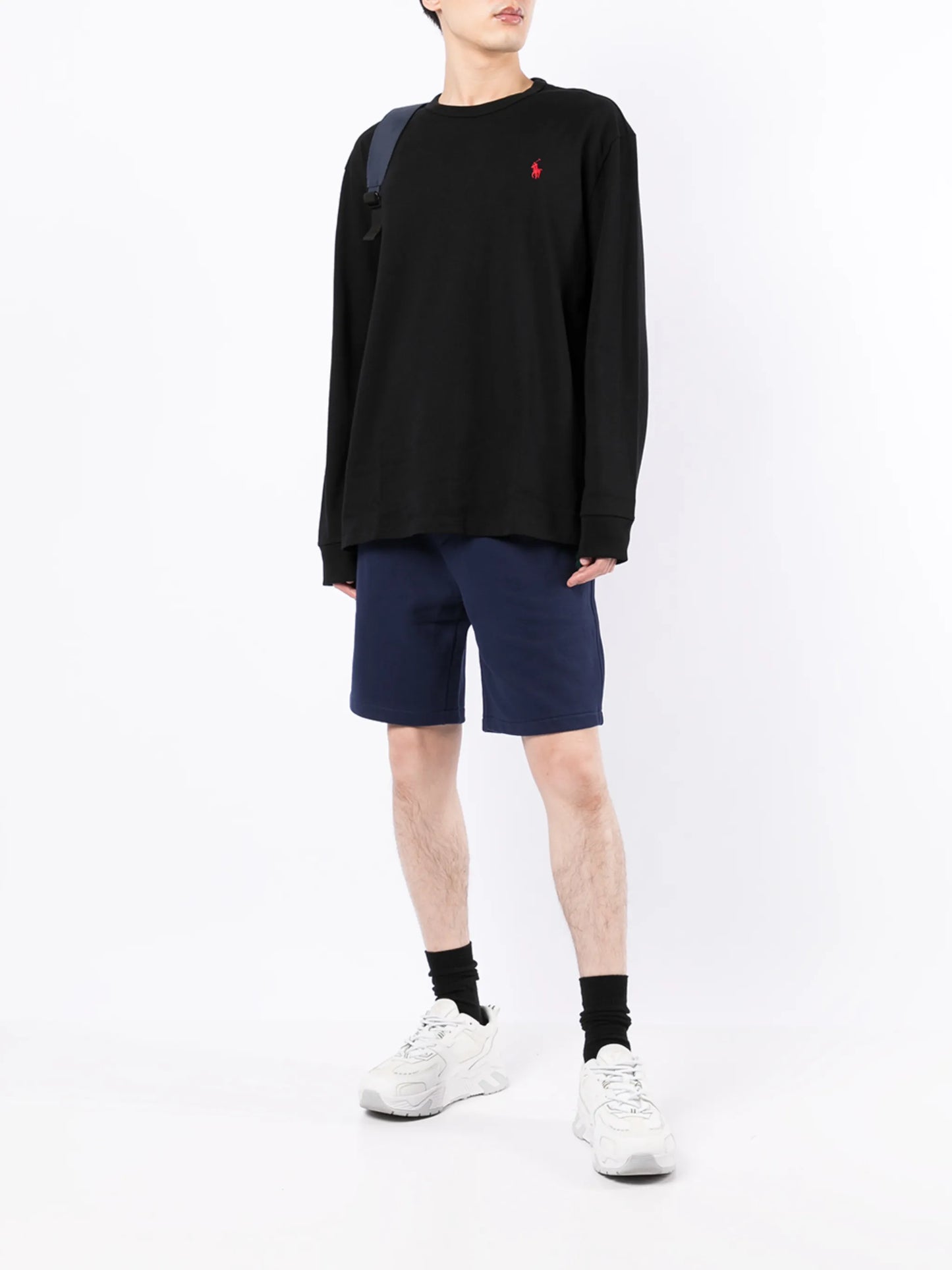 embroidered-logo T-shirt