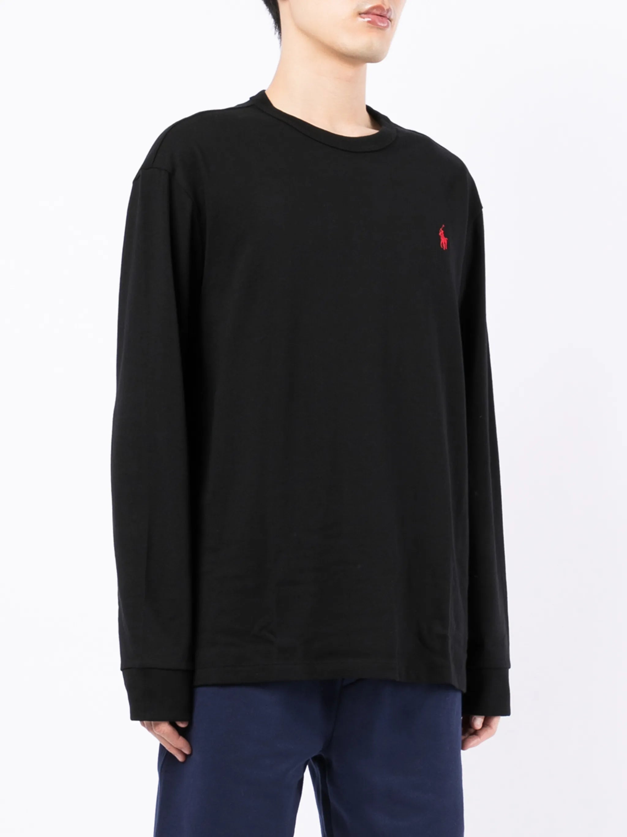 embroidered-logo T-shirt