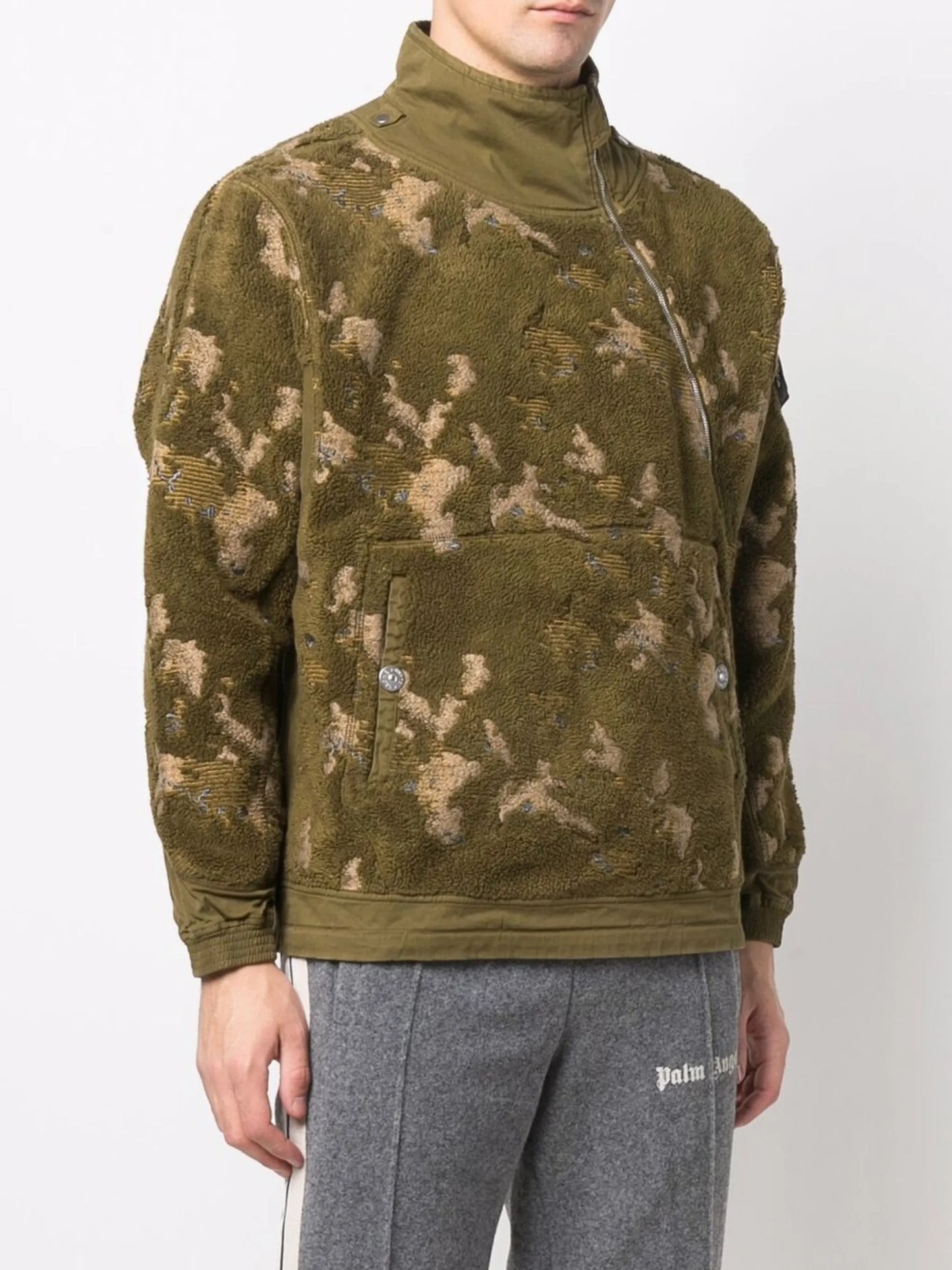 off-centre zip jumper