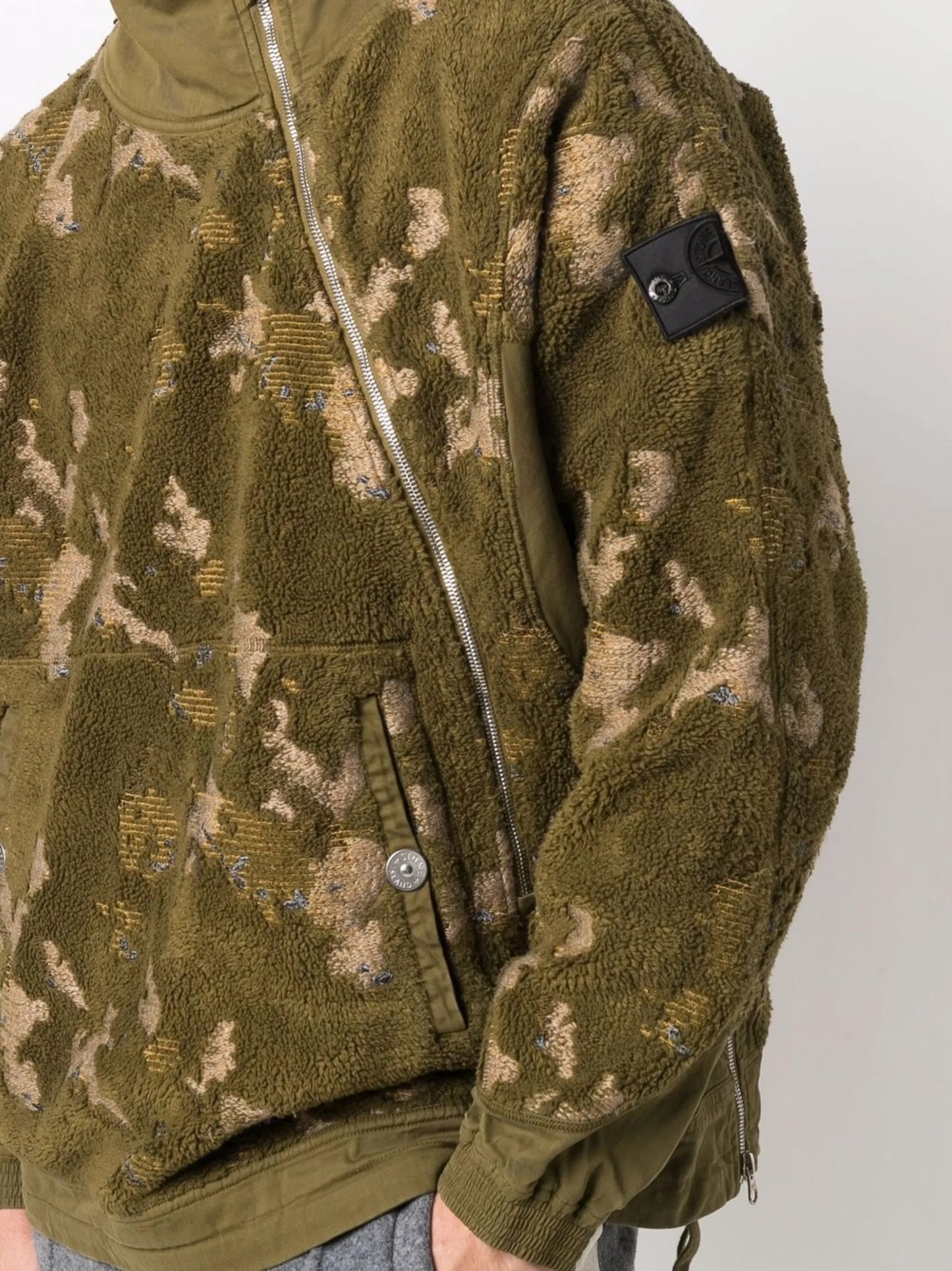 off-centre zip jumper