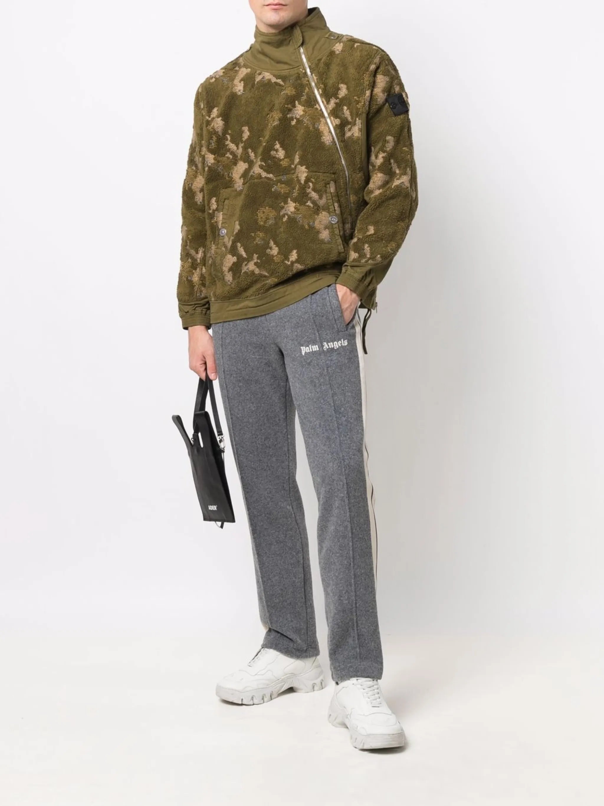 off-centre zip jumper