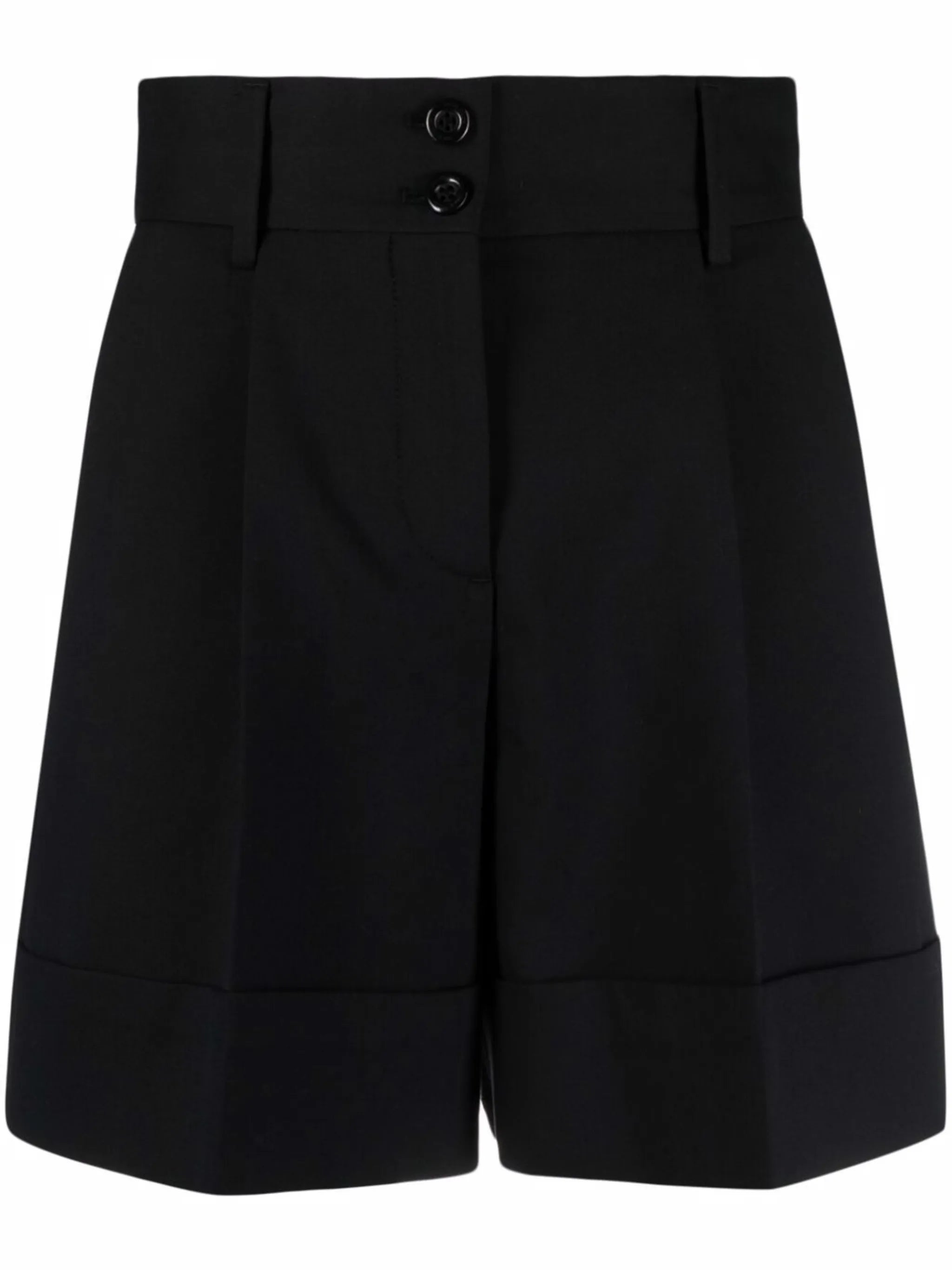 high-waisted tailored shorts