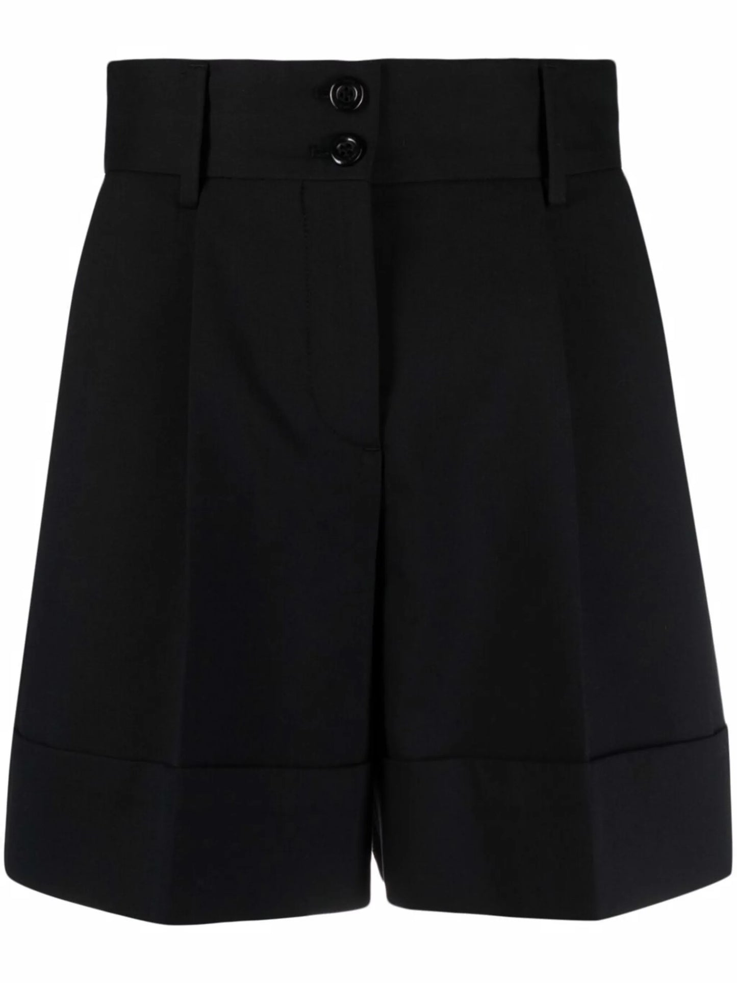 high-waisted tailored shorts