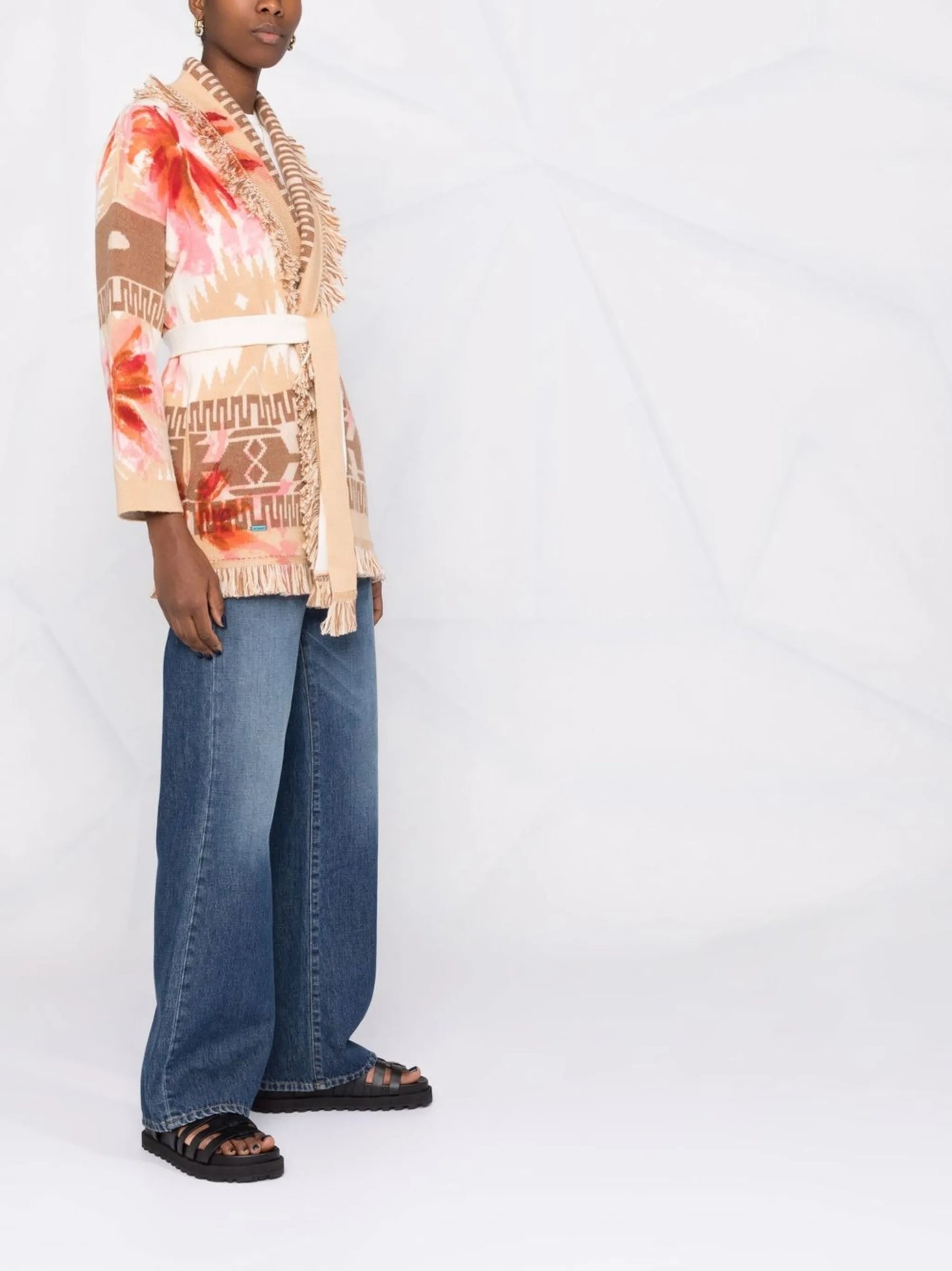 Desert Island Icon belted cardigan