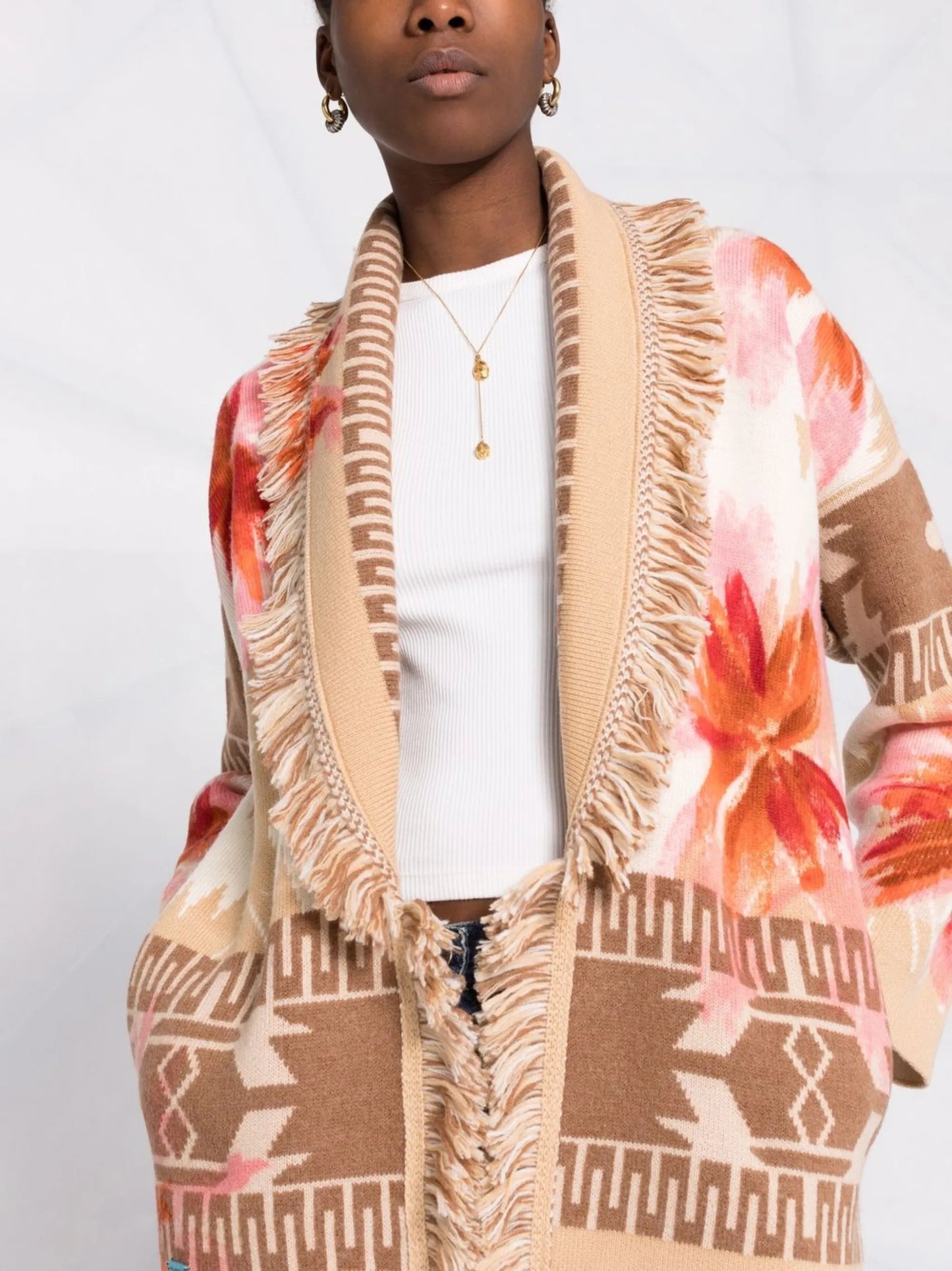 Desert Island Icon belted cardigan