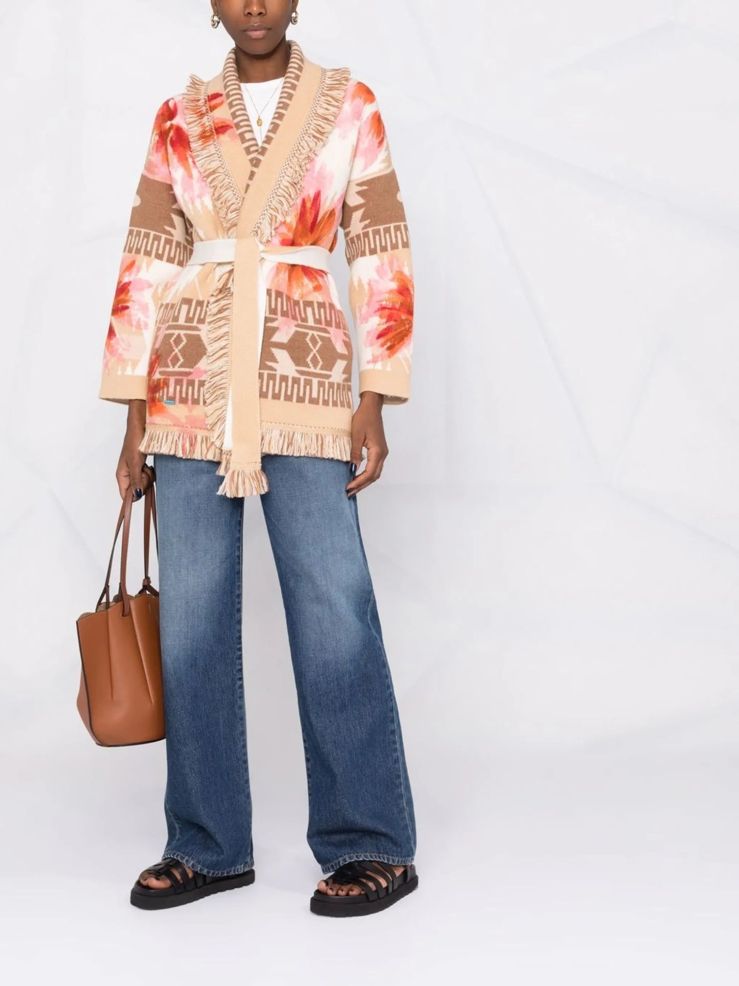 Desert Island Icon belted cardigan