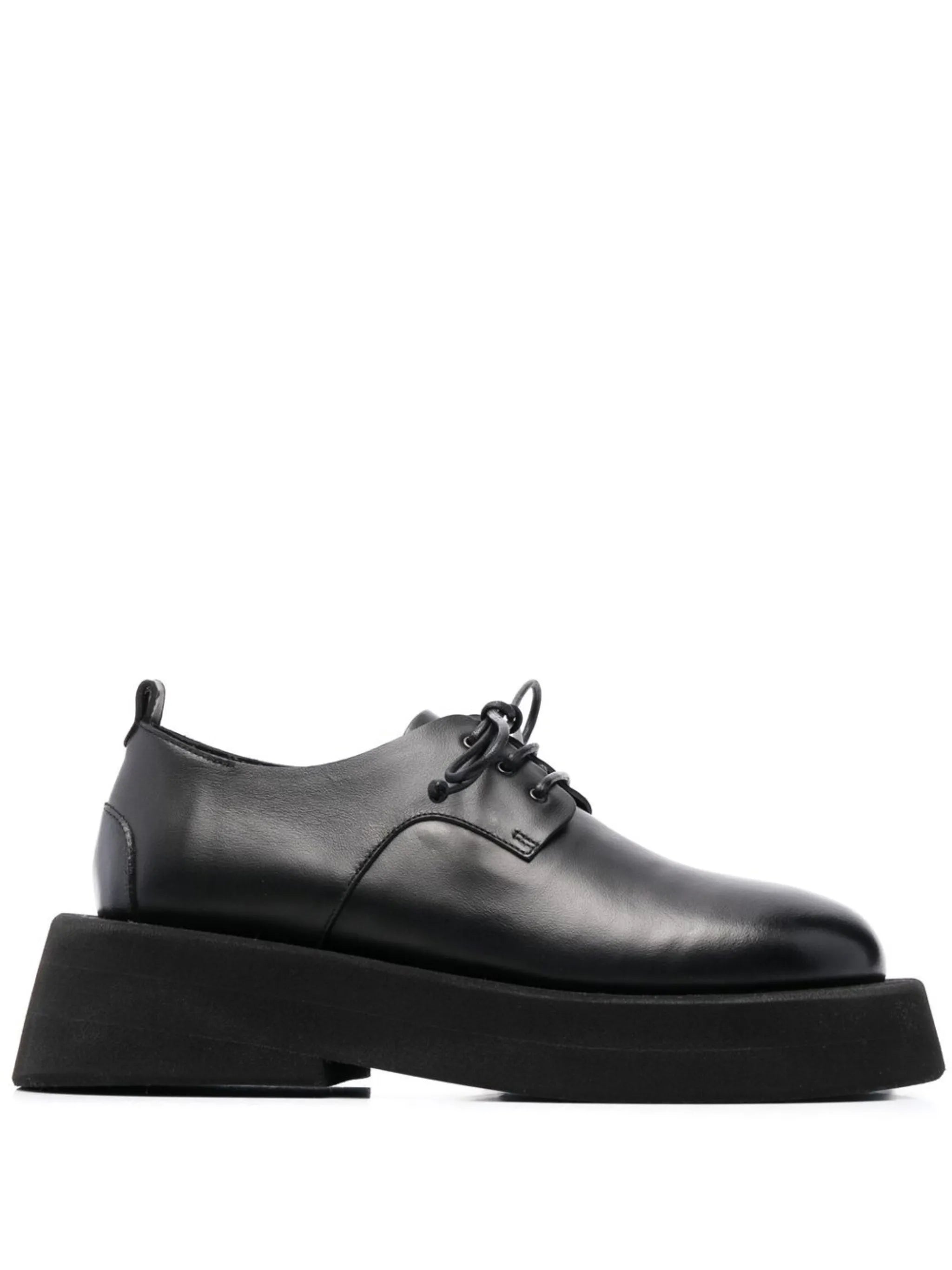 chunky sole leather brogues