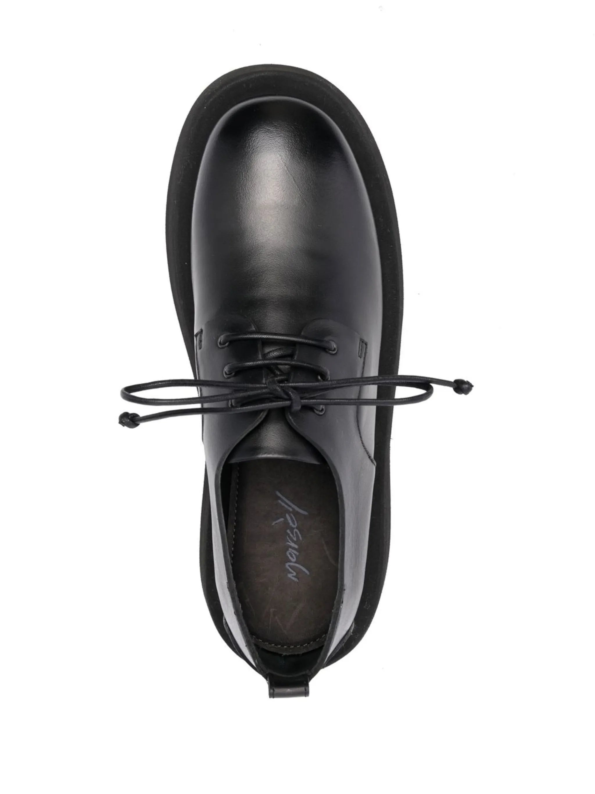 chunky sole leather brogues