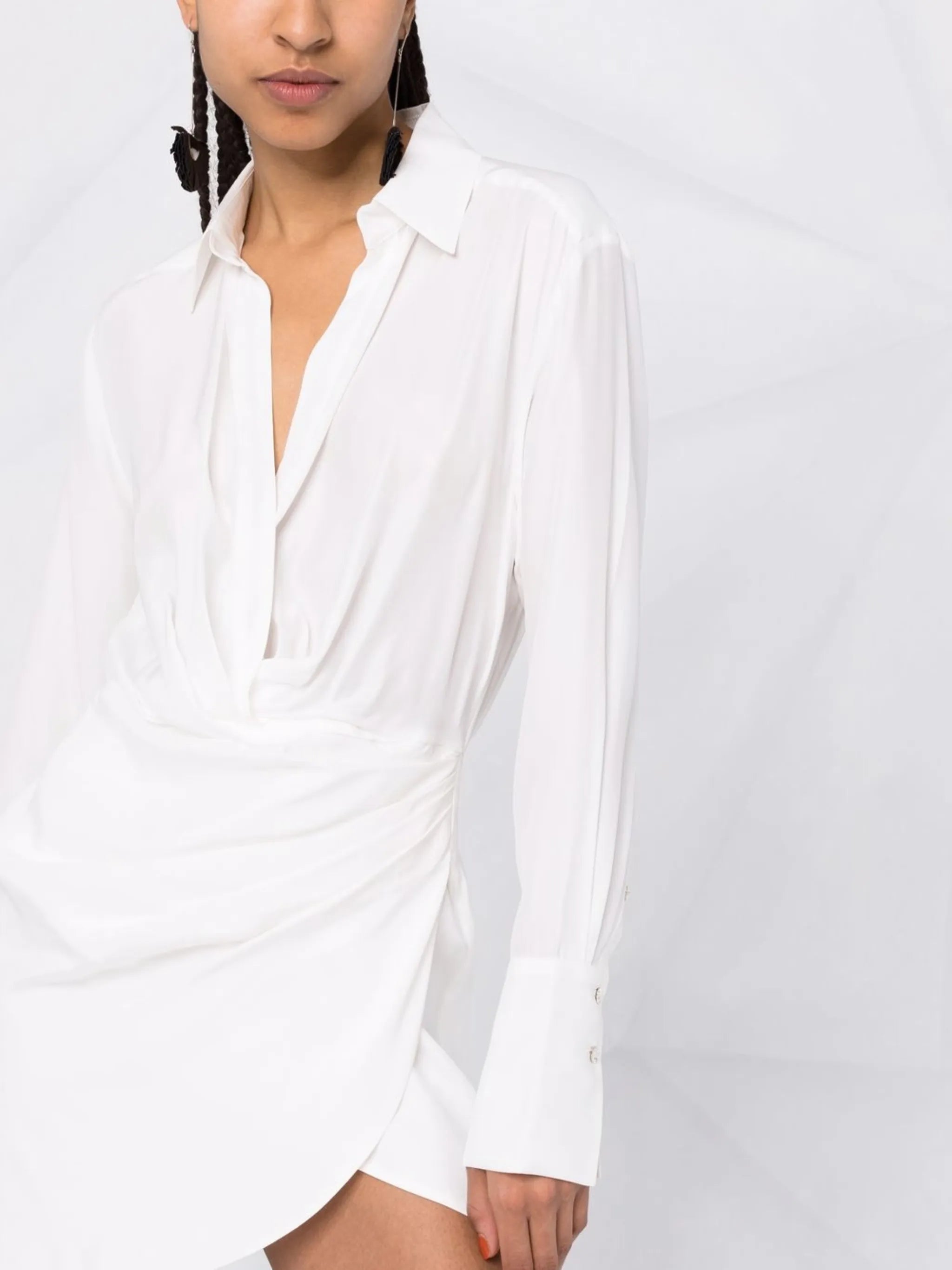 Naha long-sleeve minidress