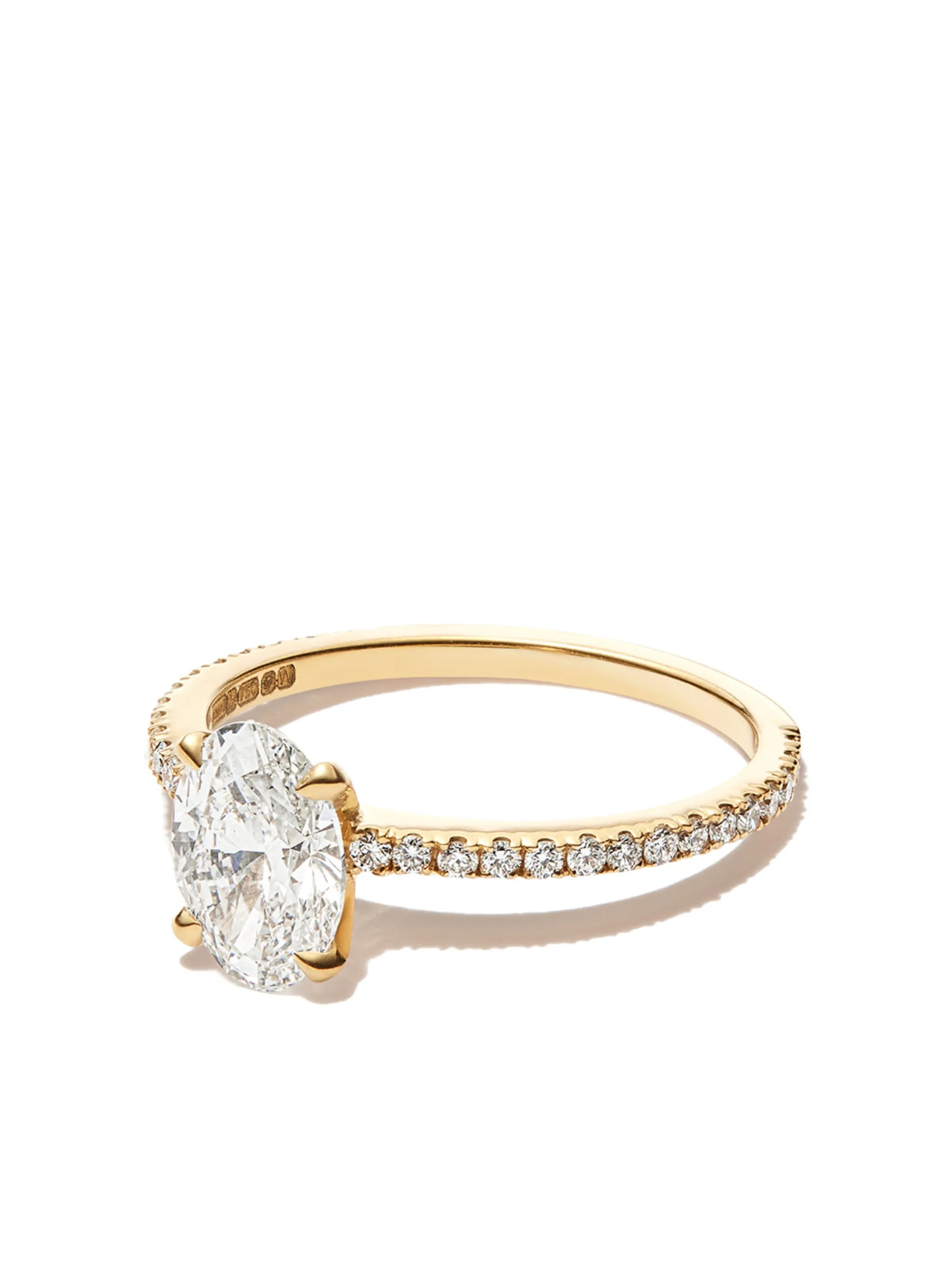 18kt yellow gold Maya diamond ring