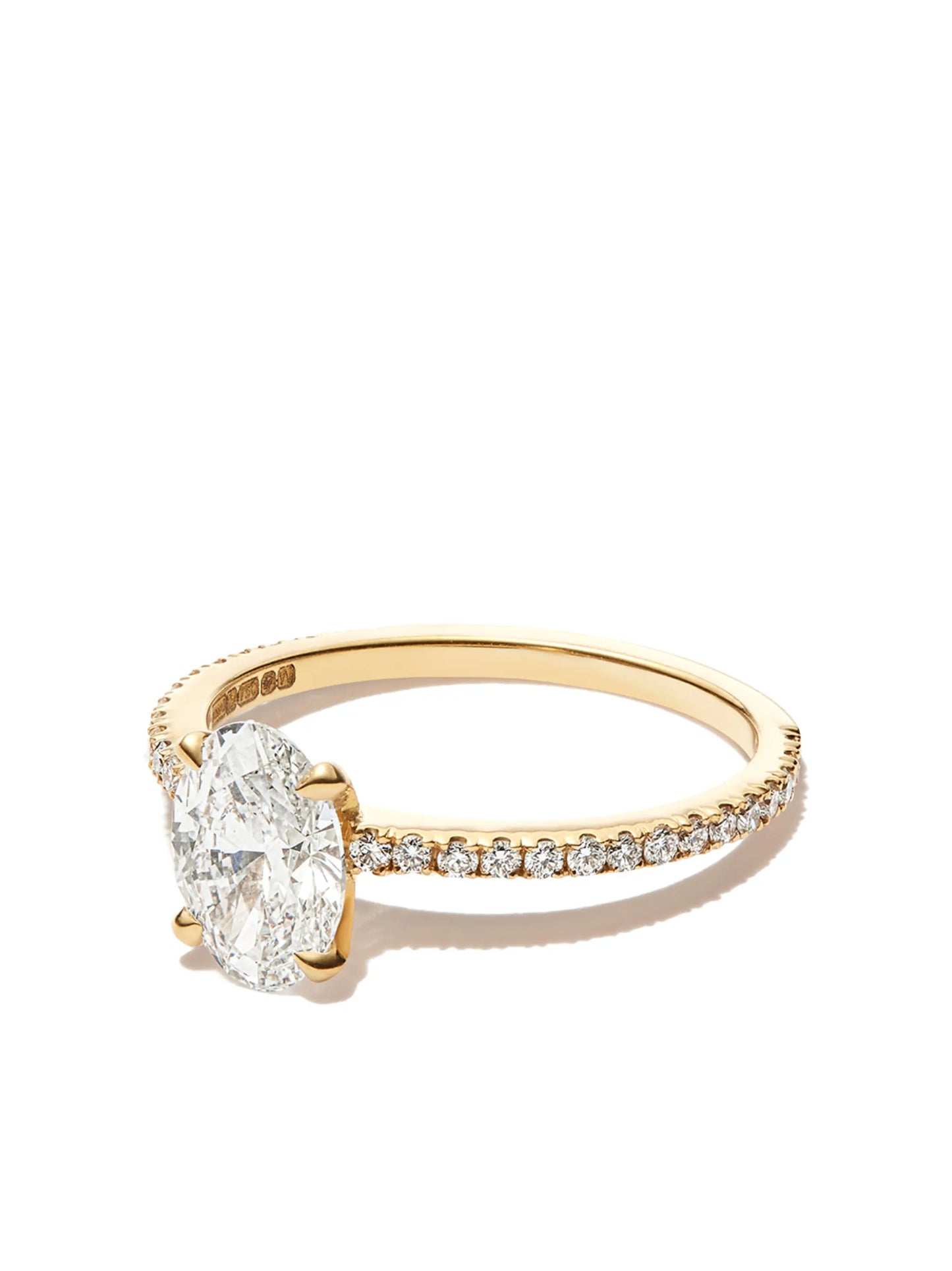 18kt yellow gold Maya diamond ring